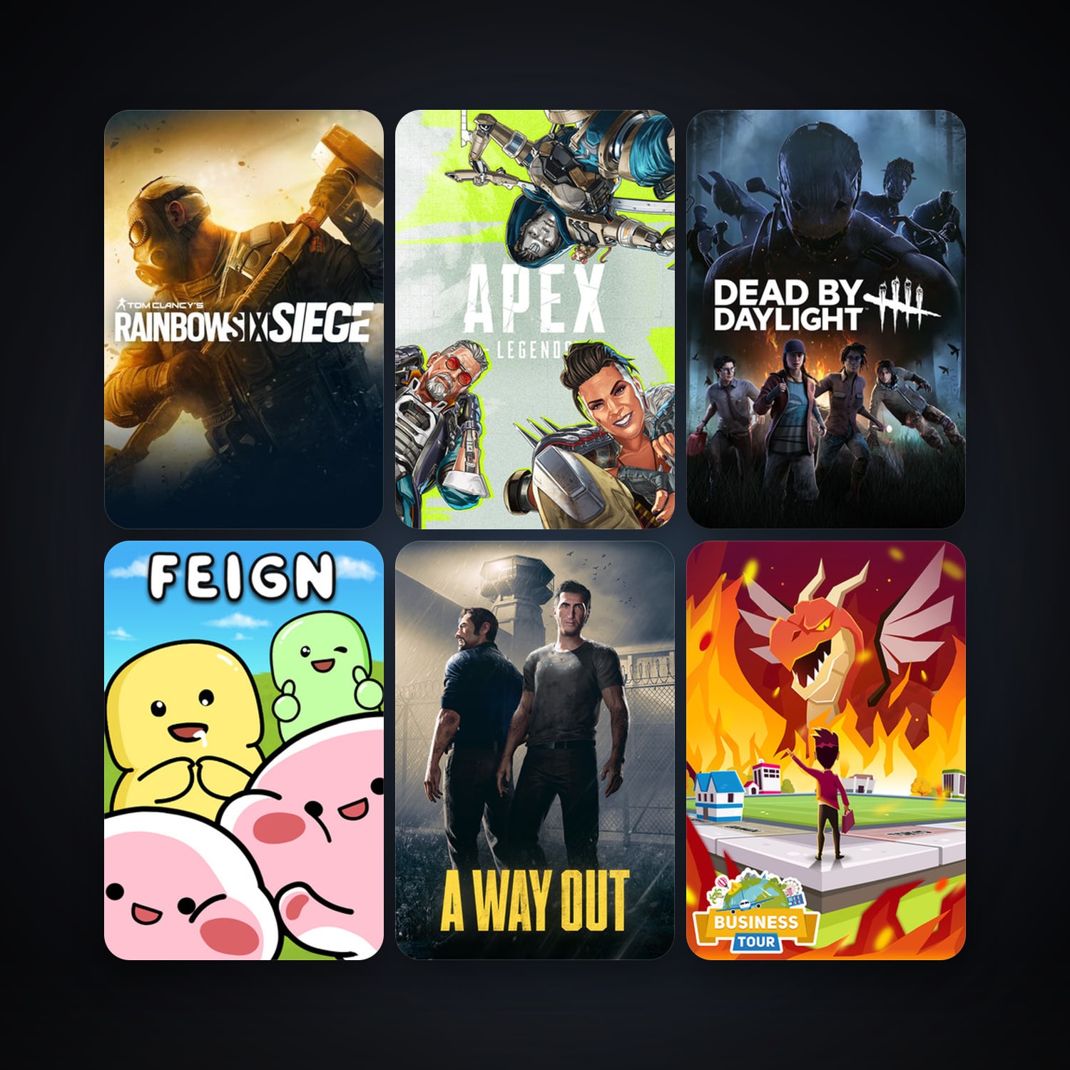 Tom Clancy's Rainbow Six Siege + Dead by Daylight, 11 games, clean — HabibiAccounts