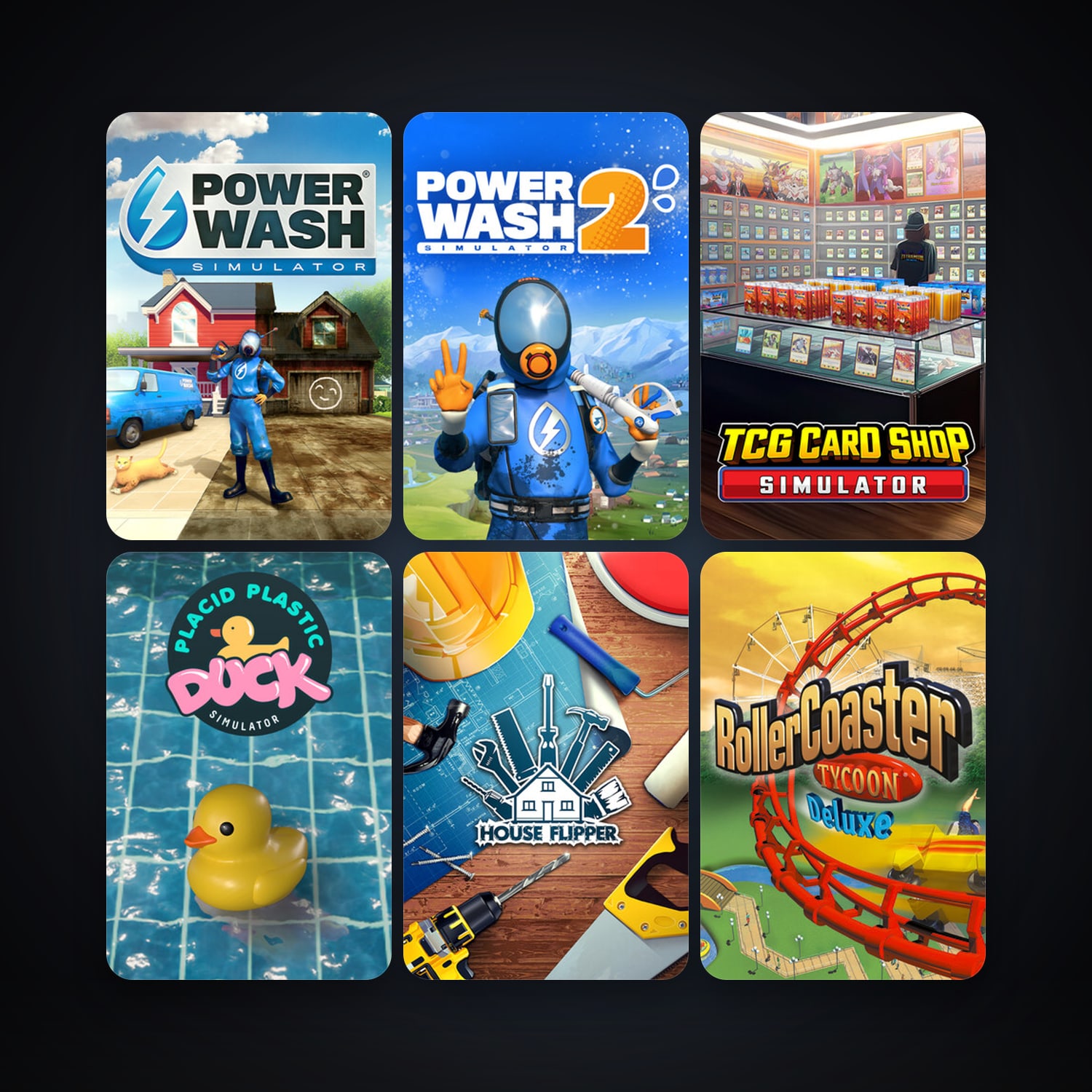 RollerCoaster Tycoon: Deluxe + The Isle, 14 games, clean — HabibiAccounts