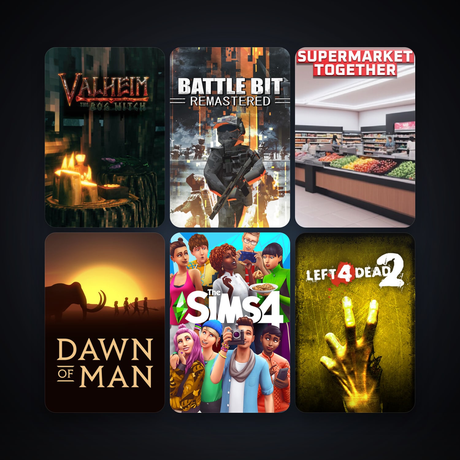 Left 4 Dead 2 + Northgard, 90 games, clean — HabibiAccounts