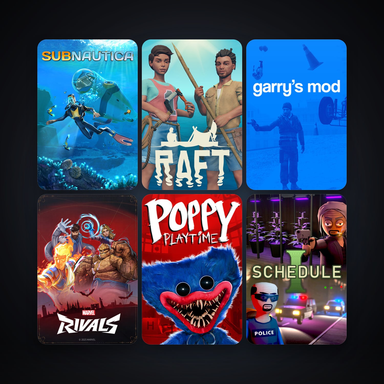 Garry's Mod + Subnautica, 51 games, clean — HabibiAccounts