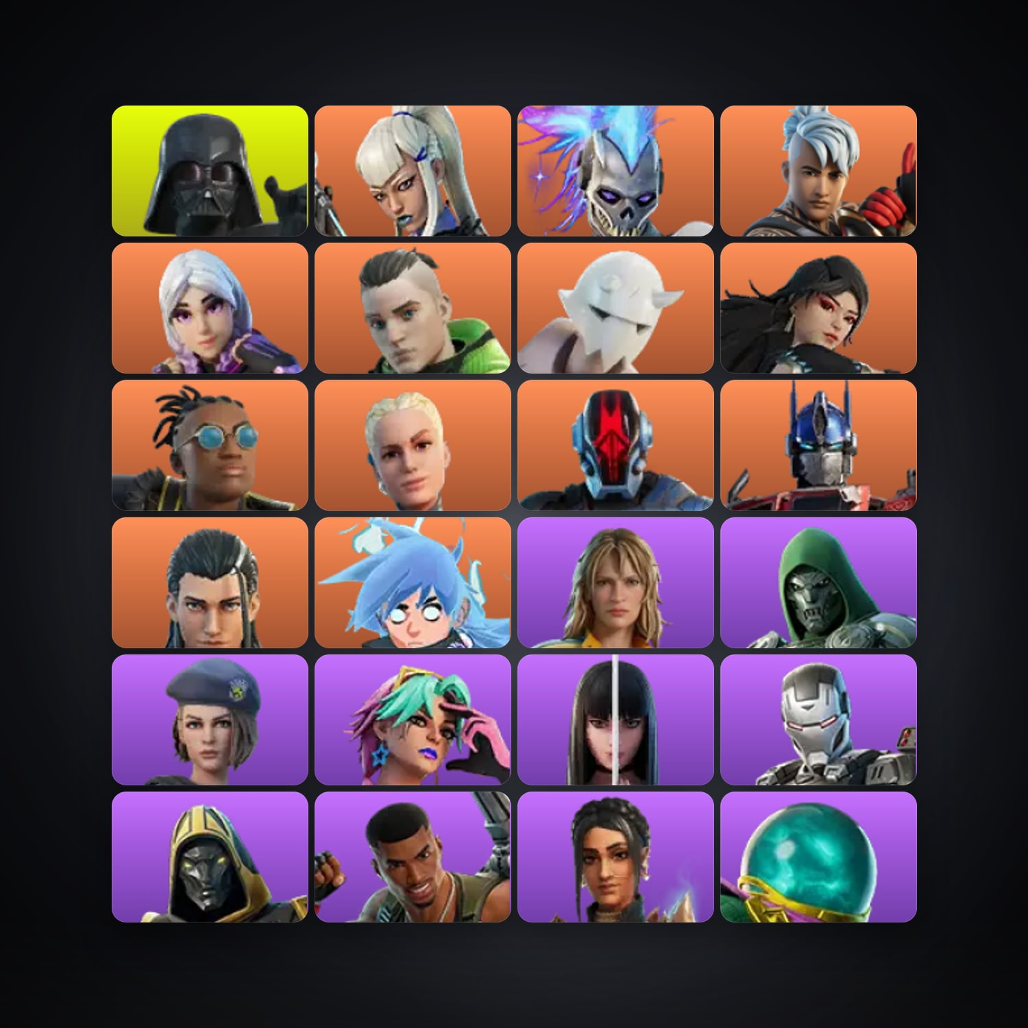 Fortnite account with Darth Vader & Mizuki — 139 skins — 100 V-Bucks — lvl 2808 — HabibiAccounts