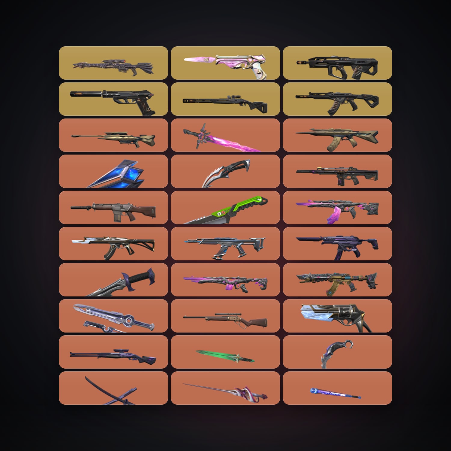 EU Diamond 2 locker — 15 knives, 163 skins, lvl 301 — HabibiAccounts