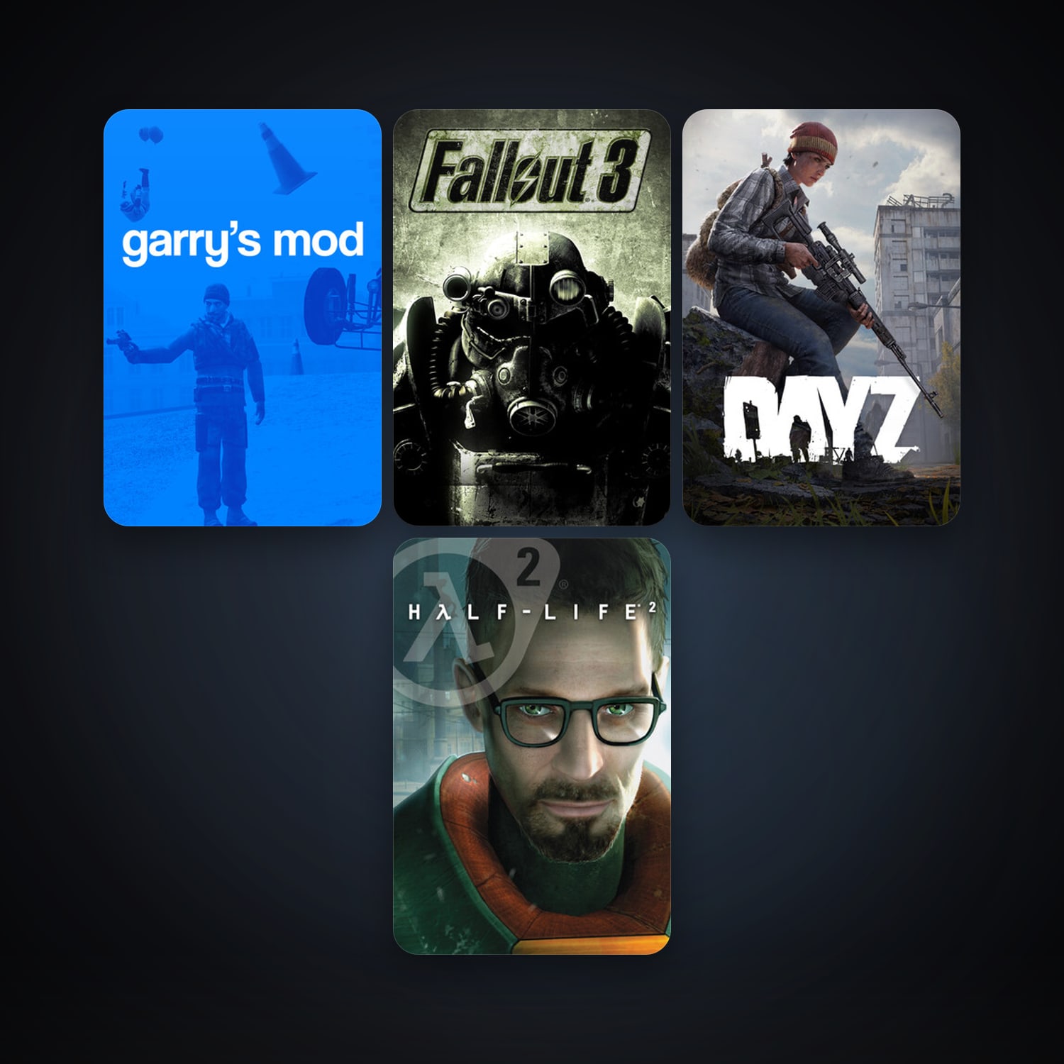 Half-Life 2 + Half-Life 2: Deathmatch, 8 games, clean — HabibiAccounts