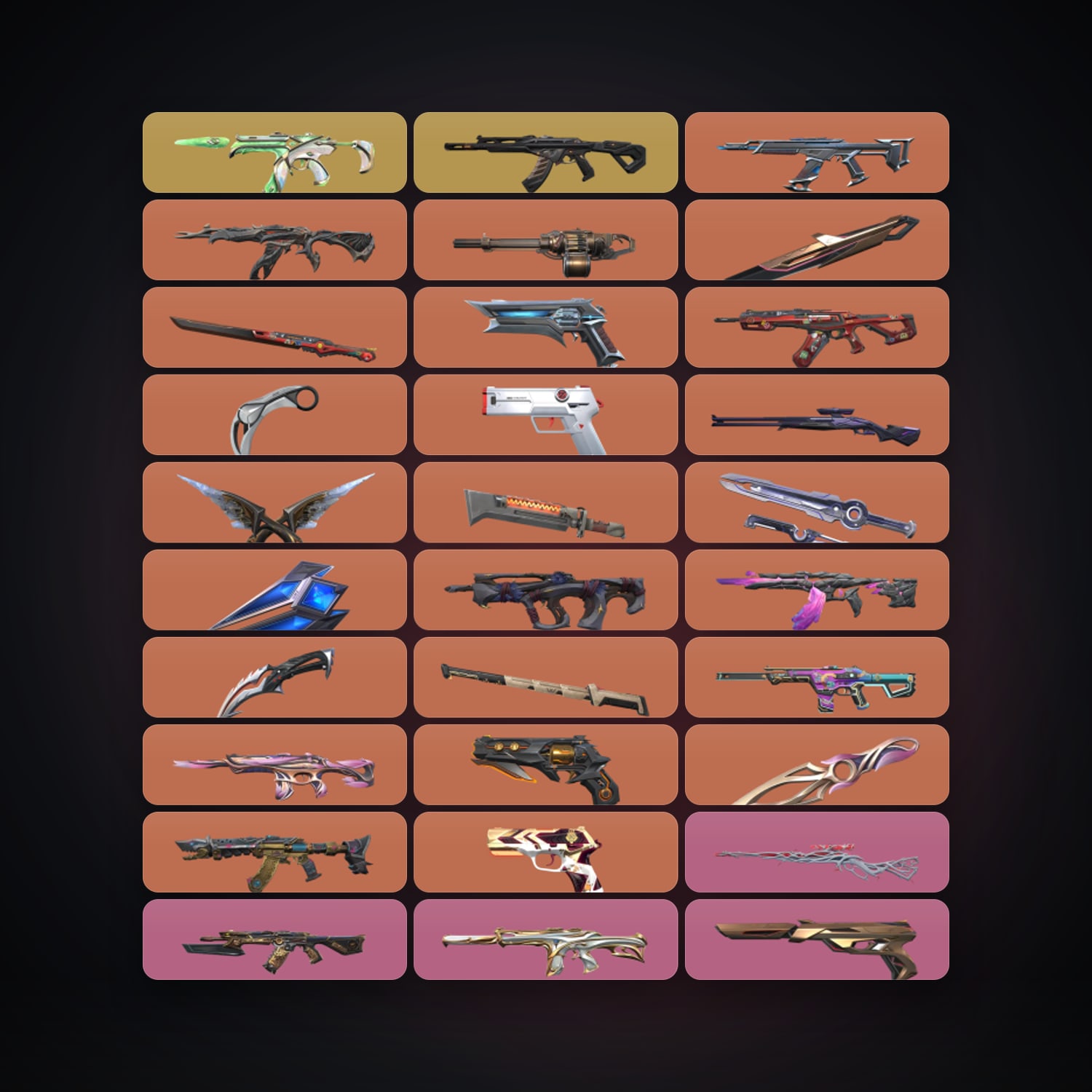 EU Silver 2 locker — 10 knives, 118 skins, lvl 156 — HabibiAccounts