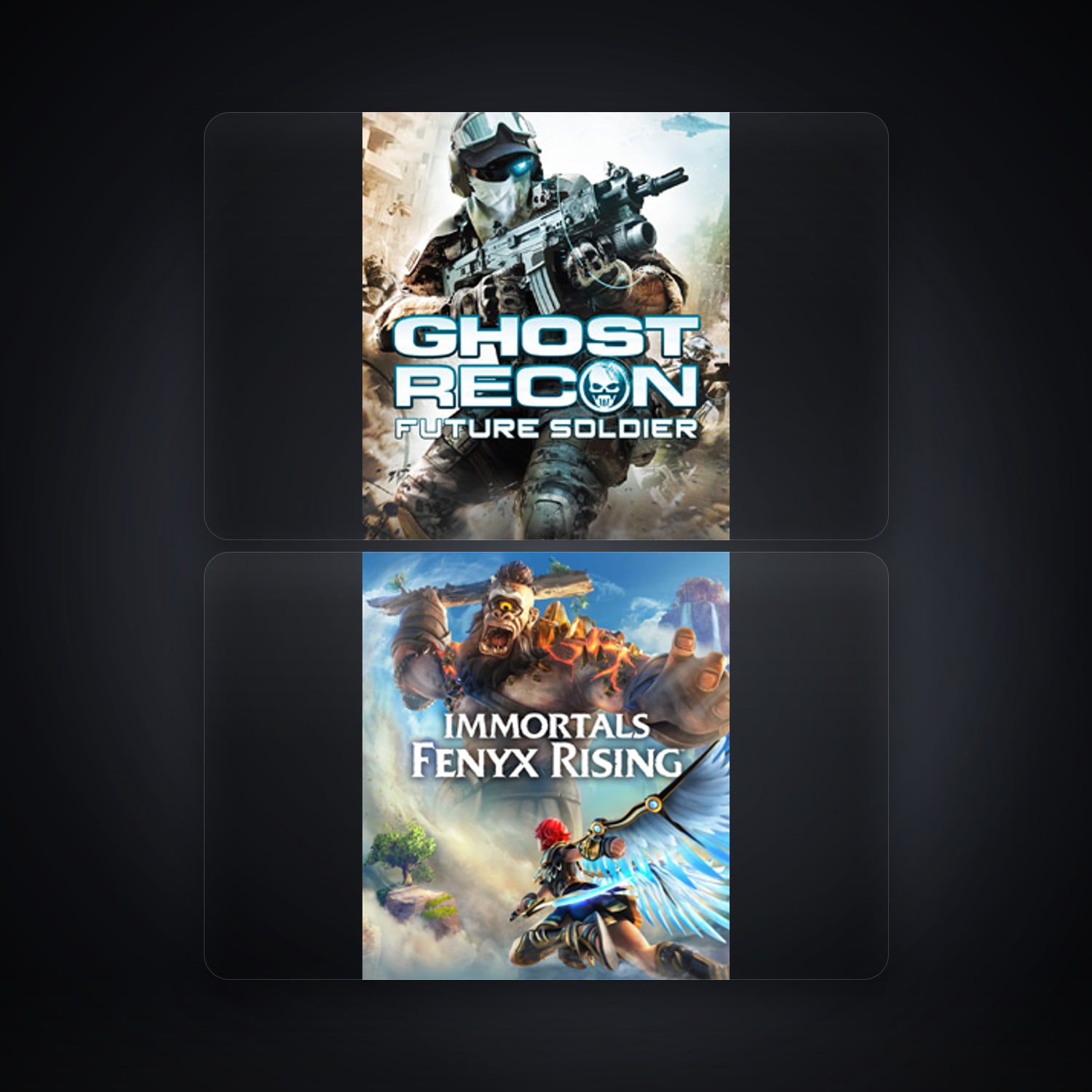 Ubisoft Tom Clancy's Ghost Recon Future Soldier + Immortals Fenyx Rising — AR — HabibiAccounts