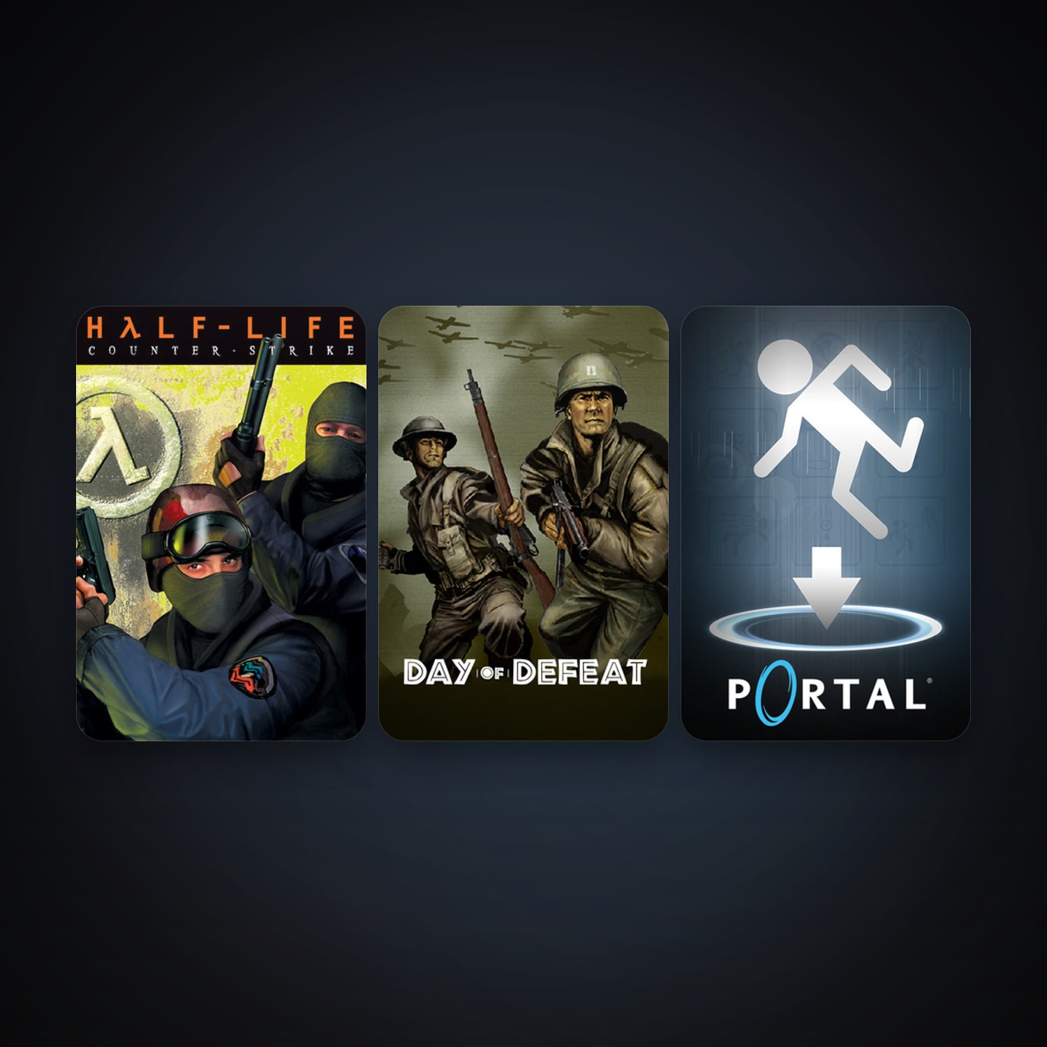 Counter-Strike + Day of Defeat, 7 games, Steam 10, clean — HabibiAccounts