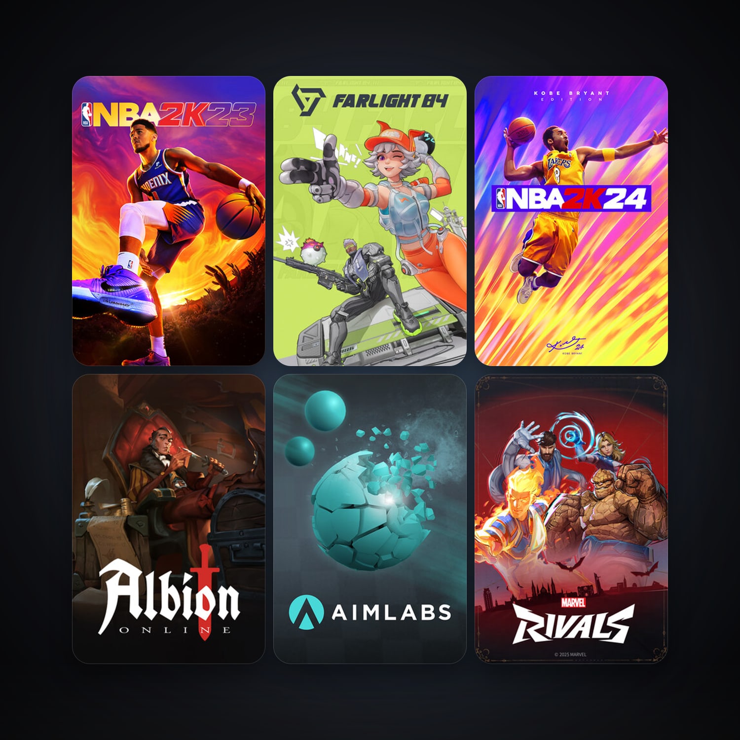Aimlabs + Albion Online, 10 games, clean — HabibiAccounts