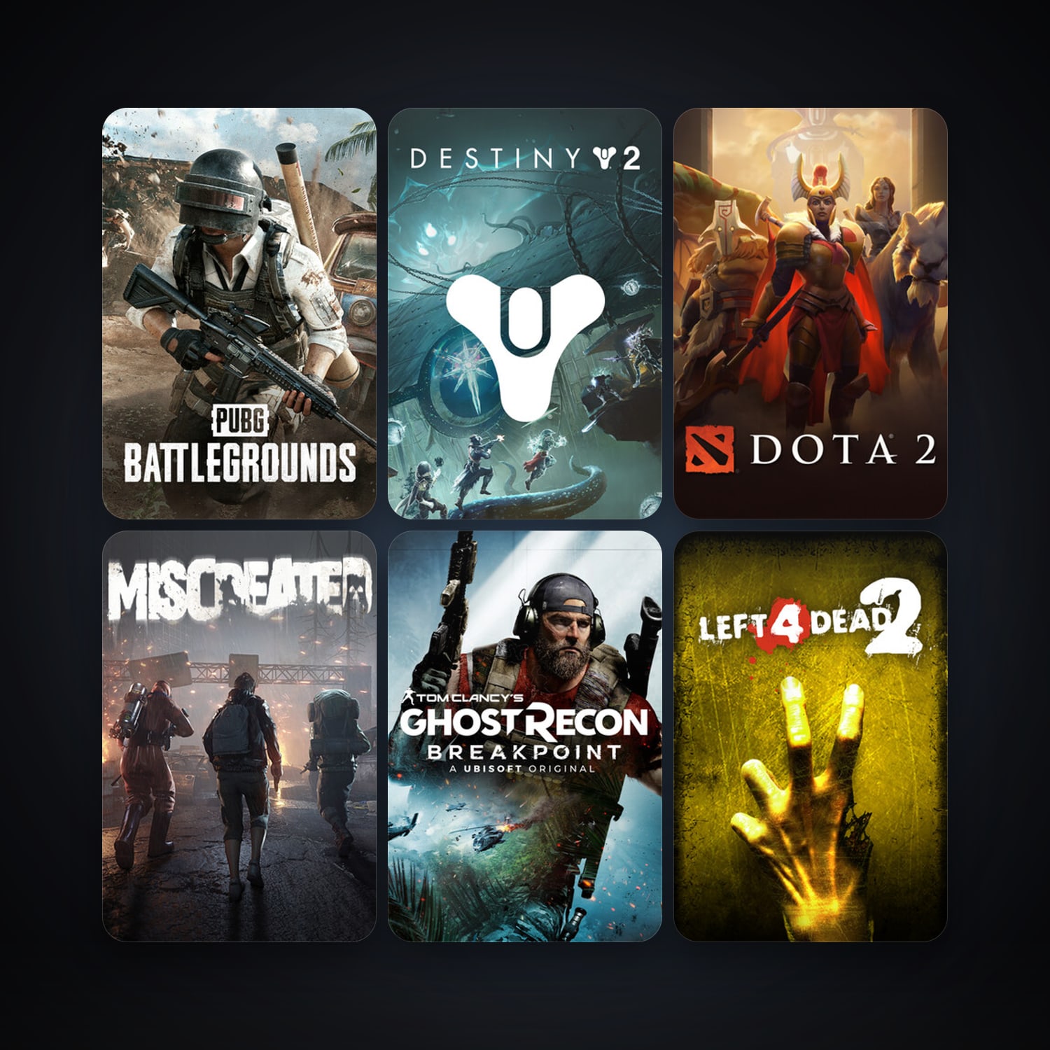 Left 4 Dead 2 + Dota 2, 20 games, clean — HabibiAccounts