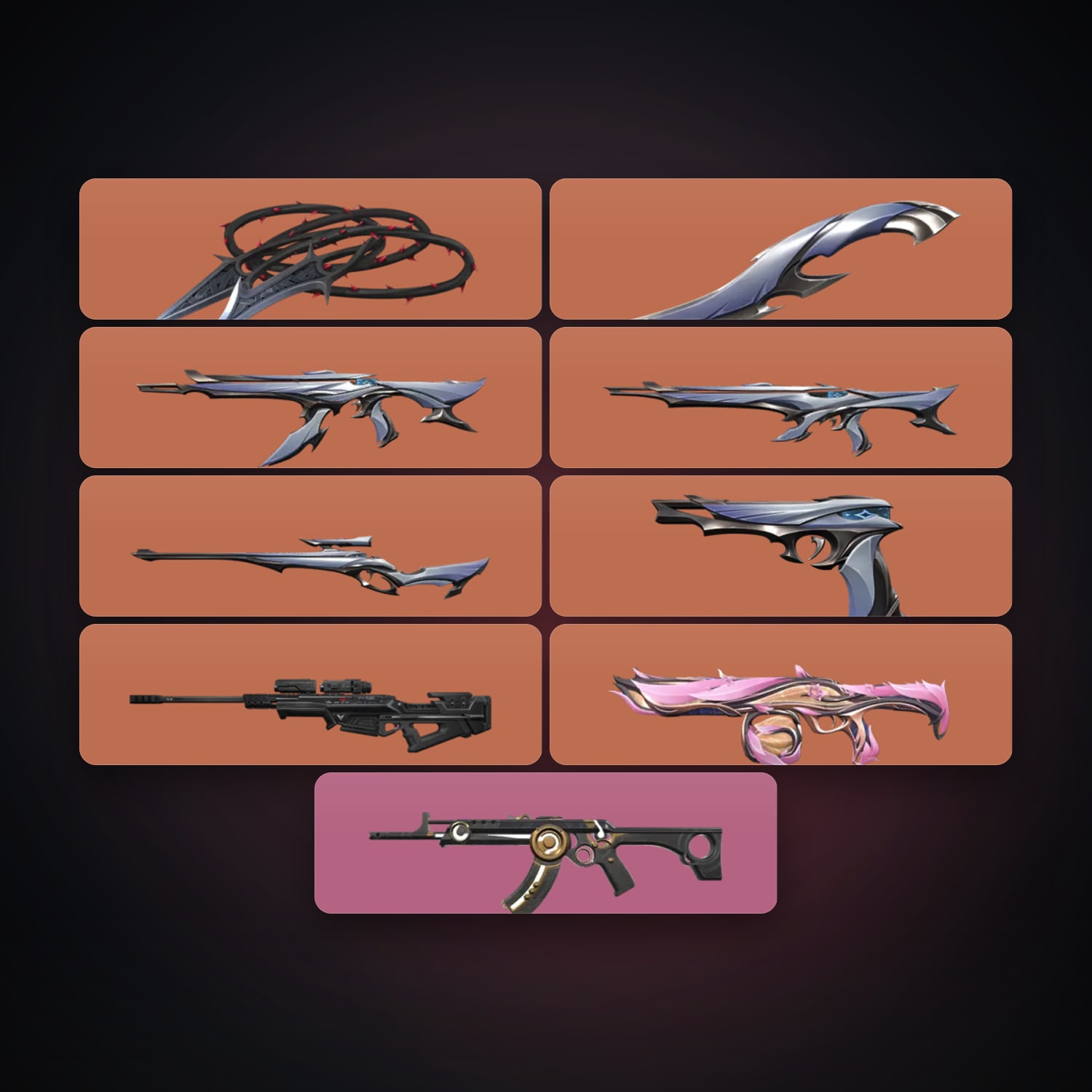 EU Gold 1 locker — 2 knives, 10 skins, lvl 58 · 261338886 — HabibiAccounts