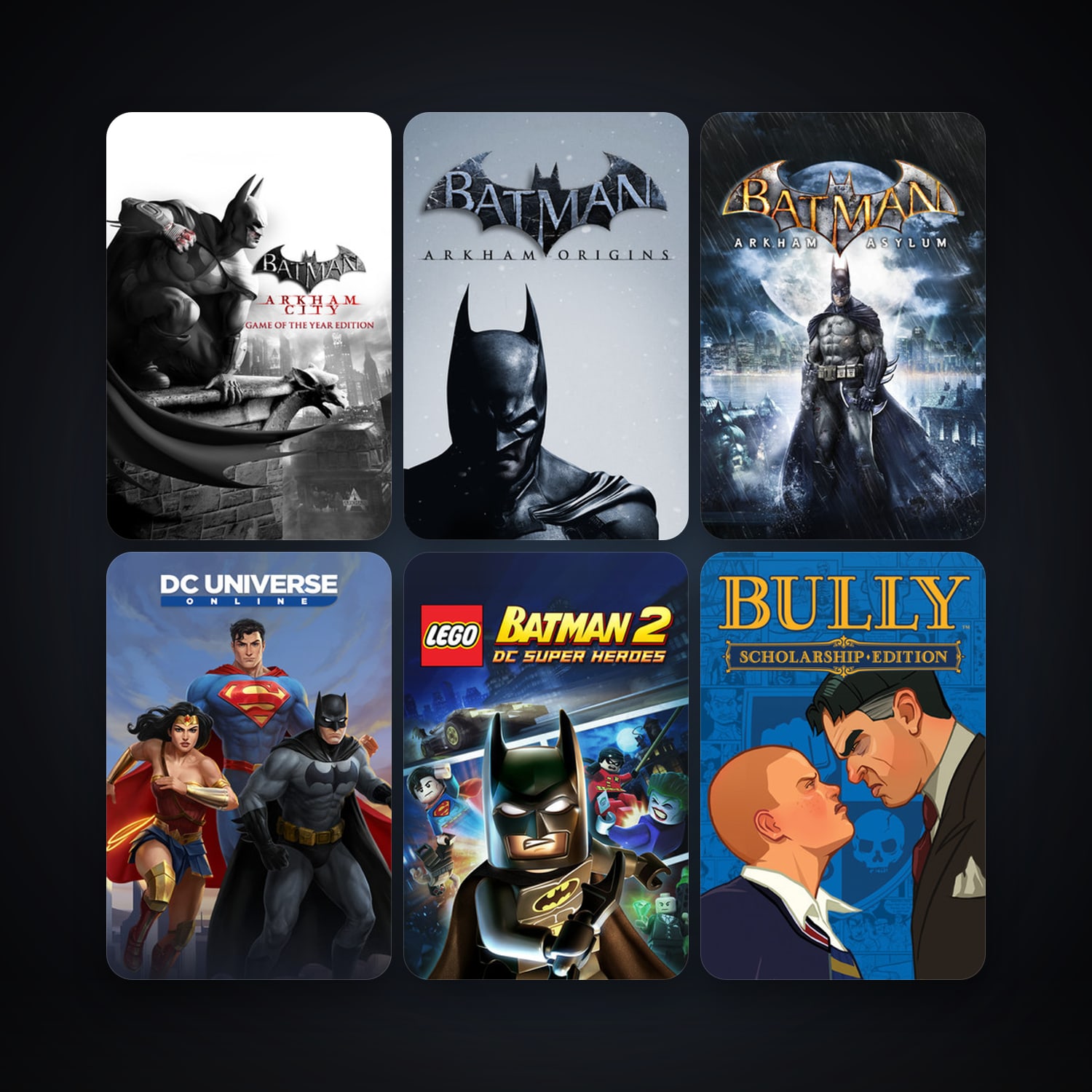 Bully: Scholarship Edition + LEGO Harry Potter: Years 1-4, 29 games, clean — HabibiAccounts