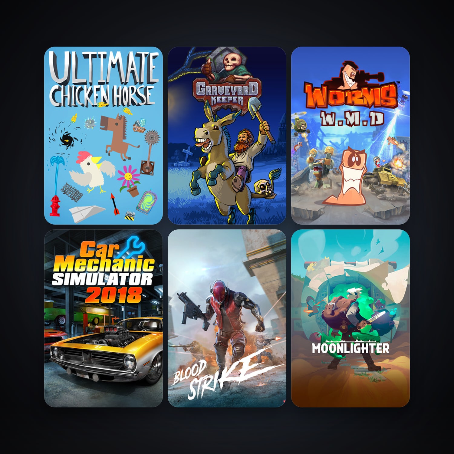 Tom Clancy's Ghost Recon + Worms W.M.D, 22 games, clean — HabibiAccounts