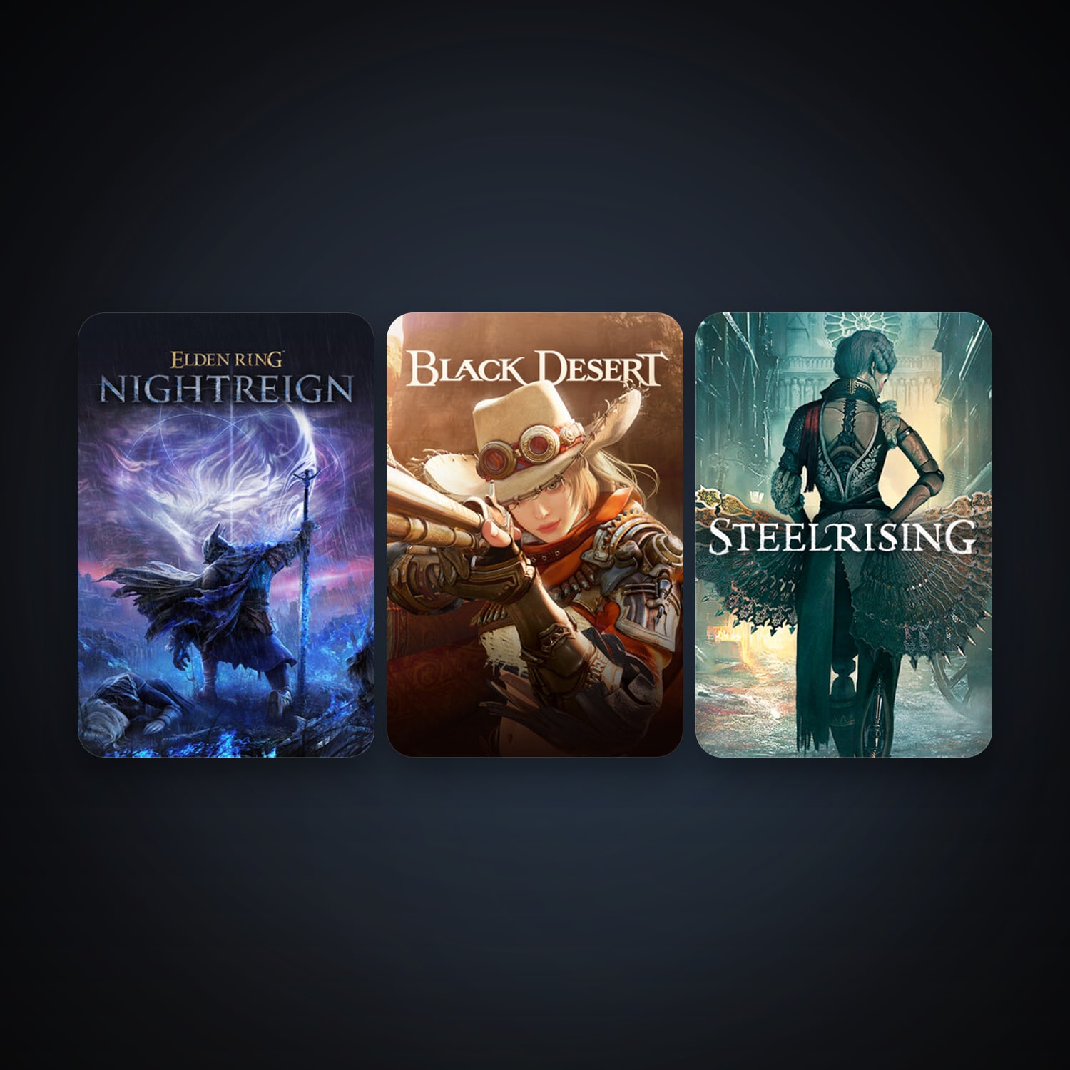 Black Desert Online + Steelrising, 3 games, clean — HabibiAccounts