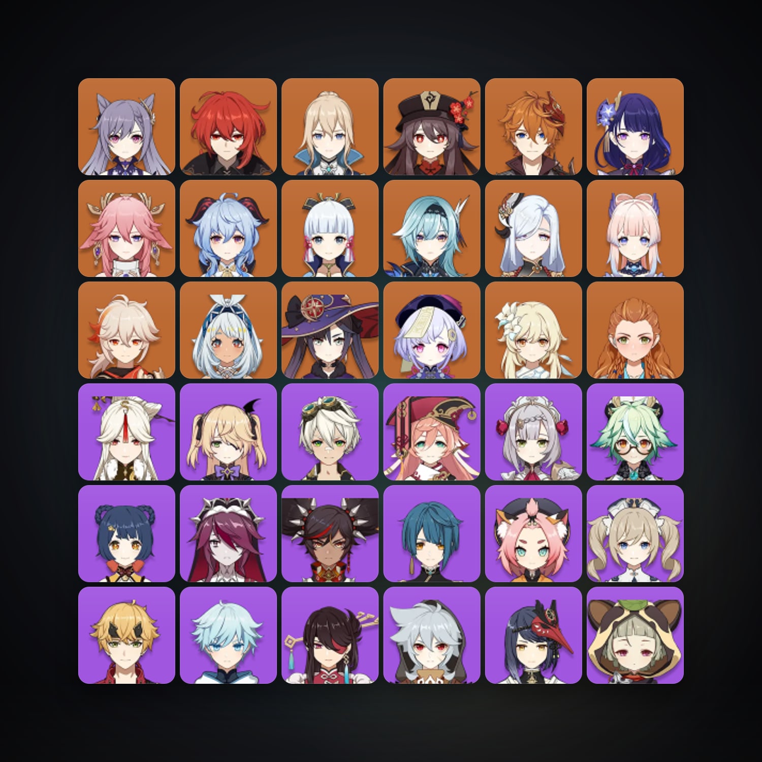 Genshin Impact | AR 57 | 43 Chars | 16× 5★ — Genshin / miHoYo Account — HabibiAccounts