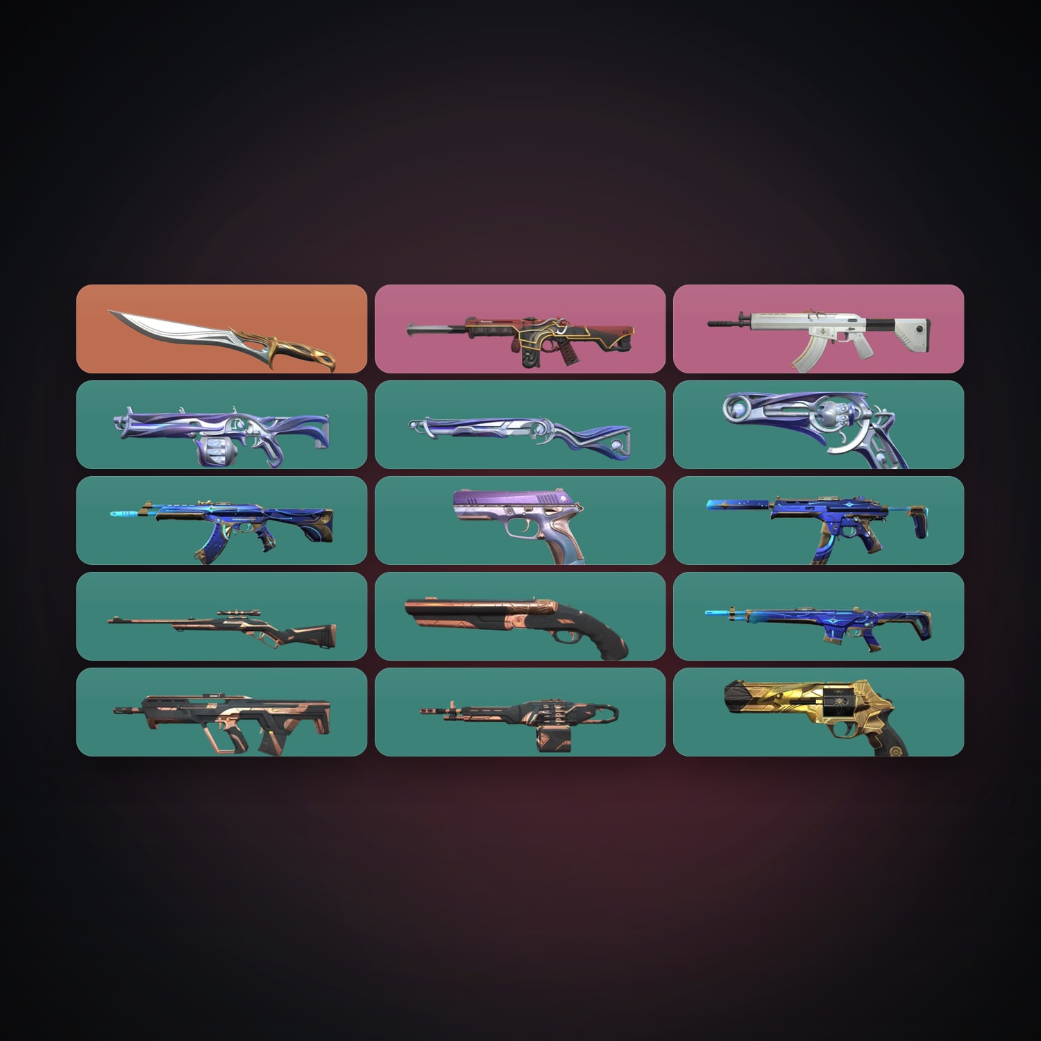 EU Silver 2 locker — 1 knives, 15 skins, lvl 104 — HabibiAccounts