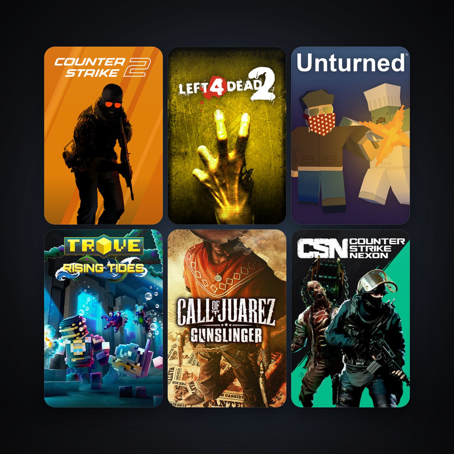 Left 4 Dead 2 + CS2 Prime, 22 games, Steam 11, clean — HabibiAccounts