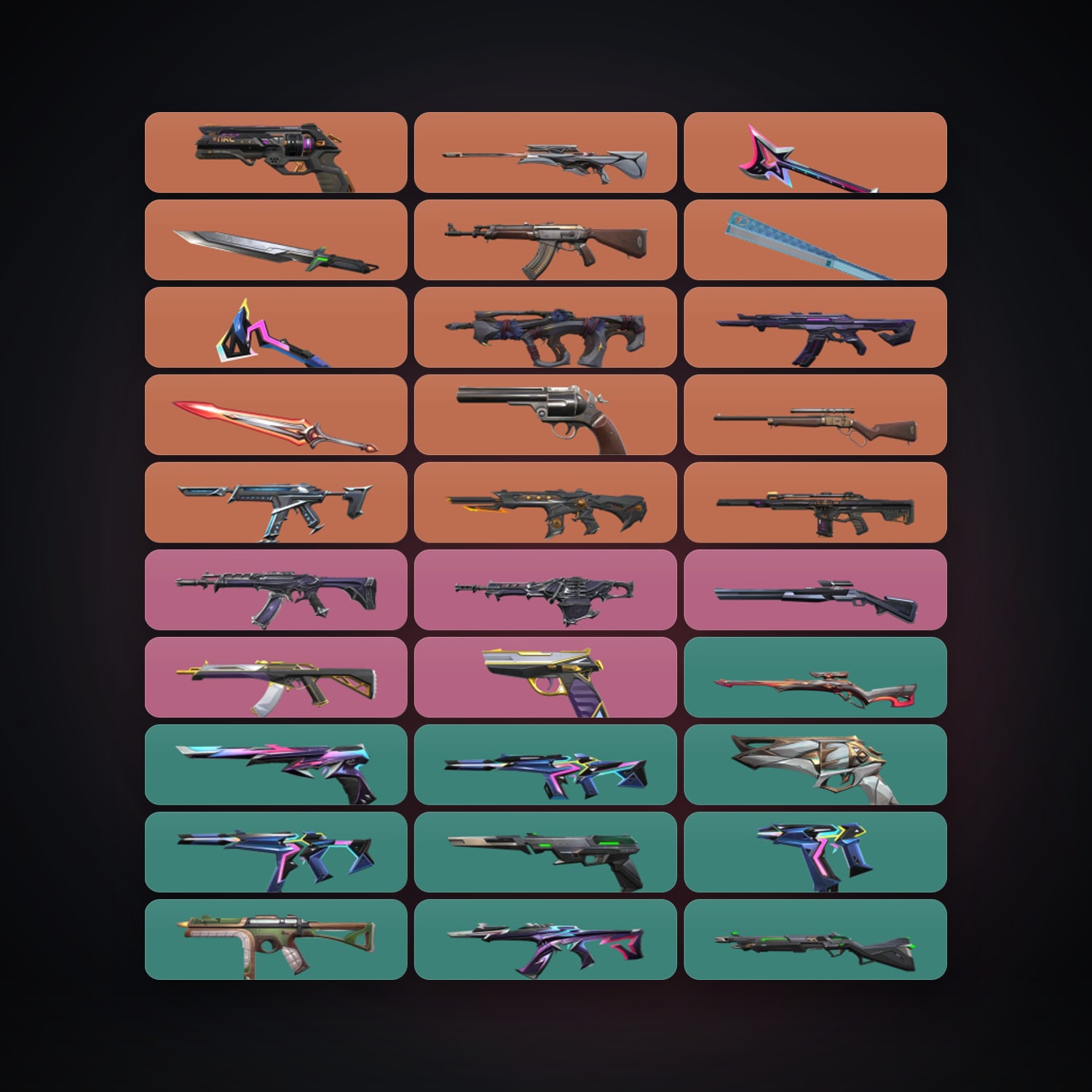 EU Silver 1 locker — 5 knives, 73 skins, lvl 100 — HabibiAccounts