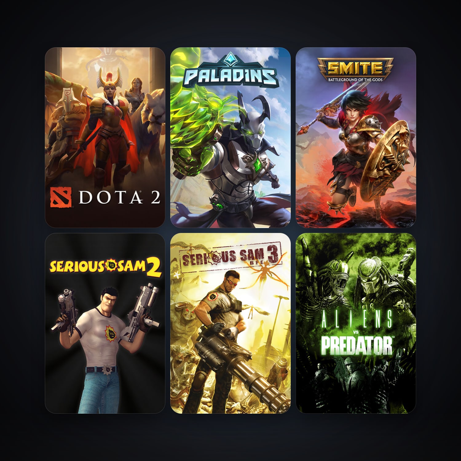 Dota 2 + Aliens vs. Predator, 9 games, clean — HabibiAccounts