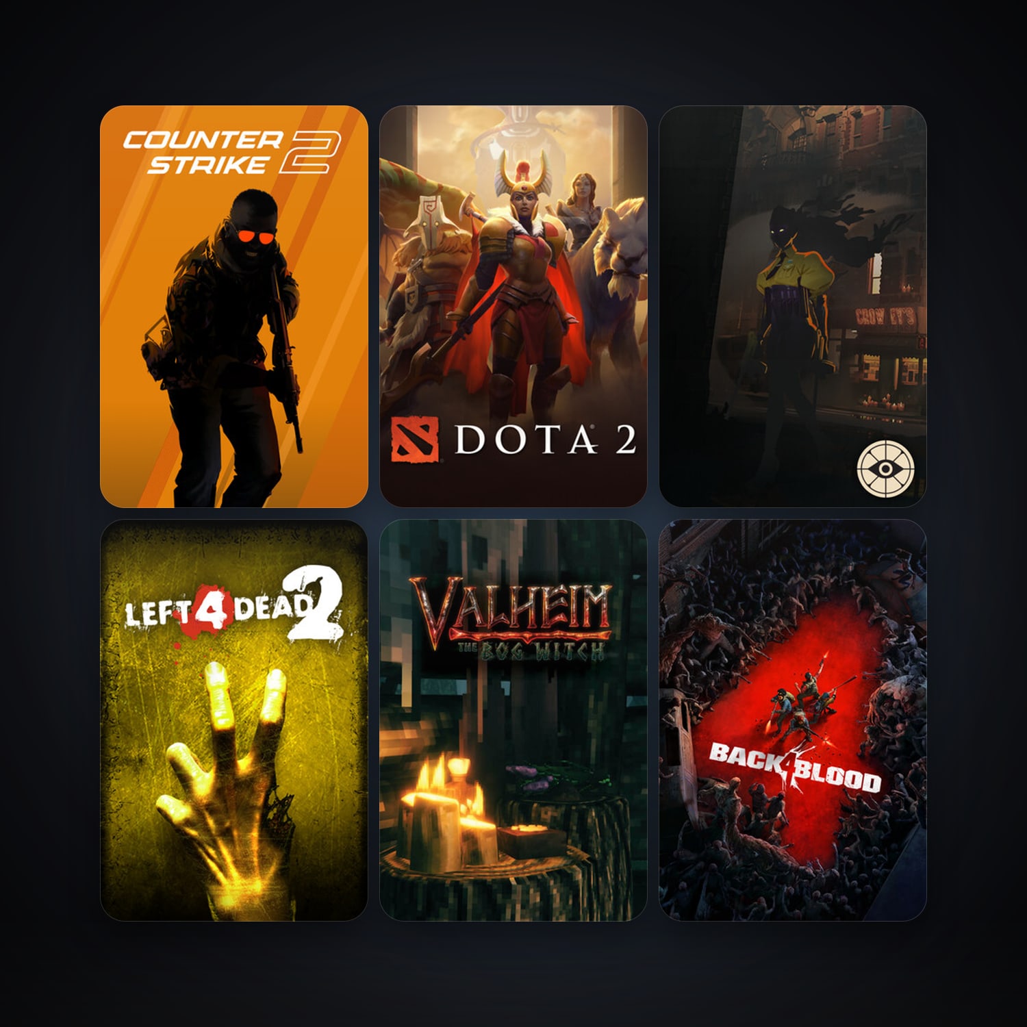 Left 4 Dead 2 + Dota 2, 32 games, clean — HabibiAccounts