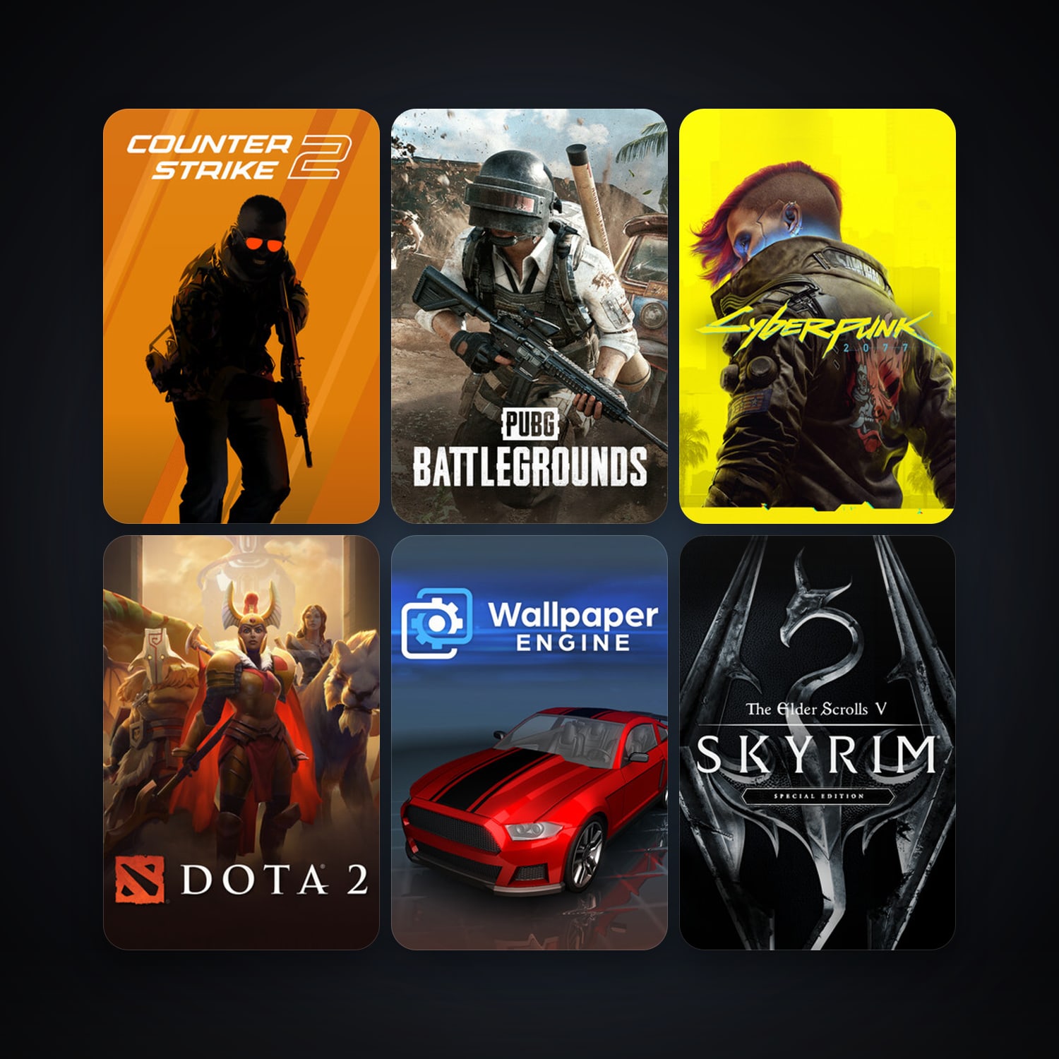 Steam 205 games, clean — HabibiAccounts