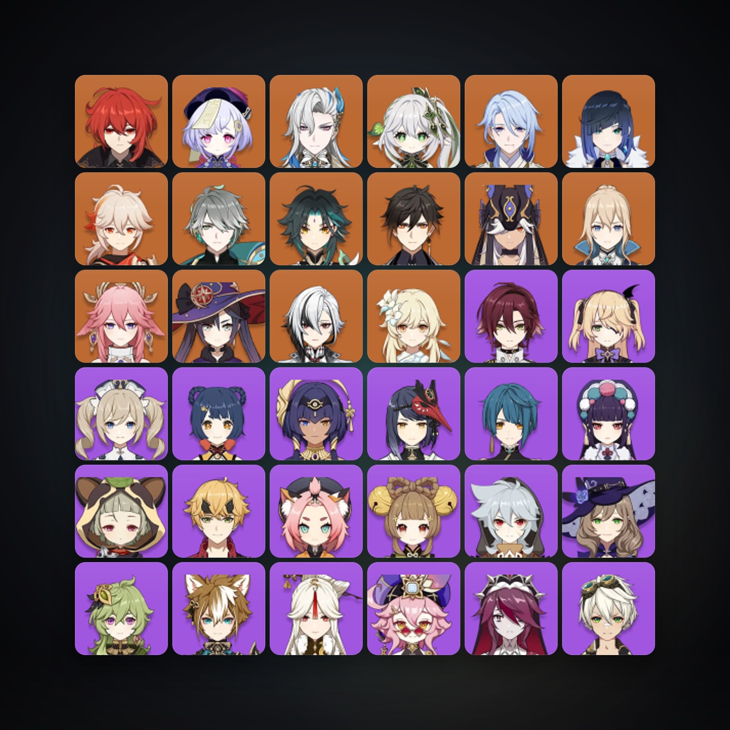 Genshin Impact | AR 57 | 48 Chars | 15× 5★ — Genshin / miHoYo Account — HabibiAccounts