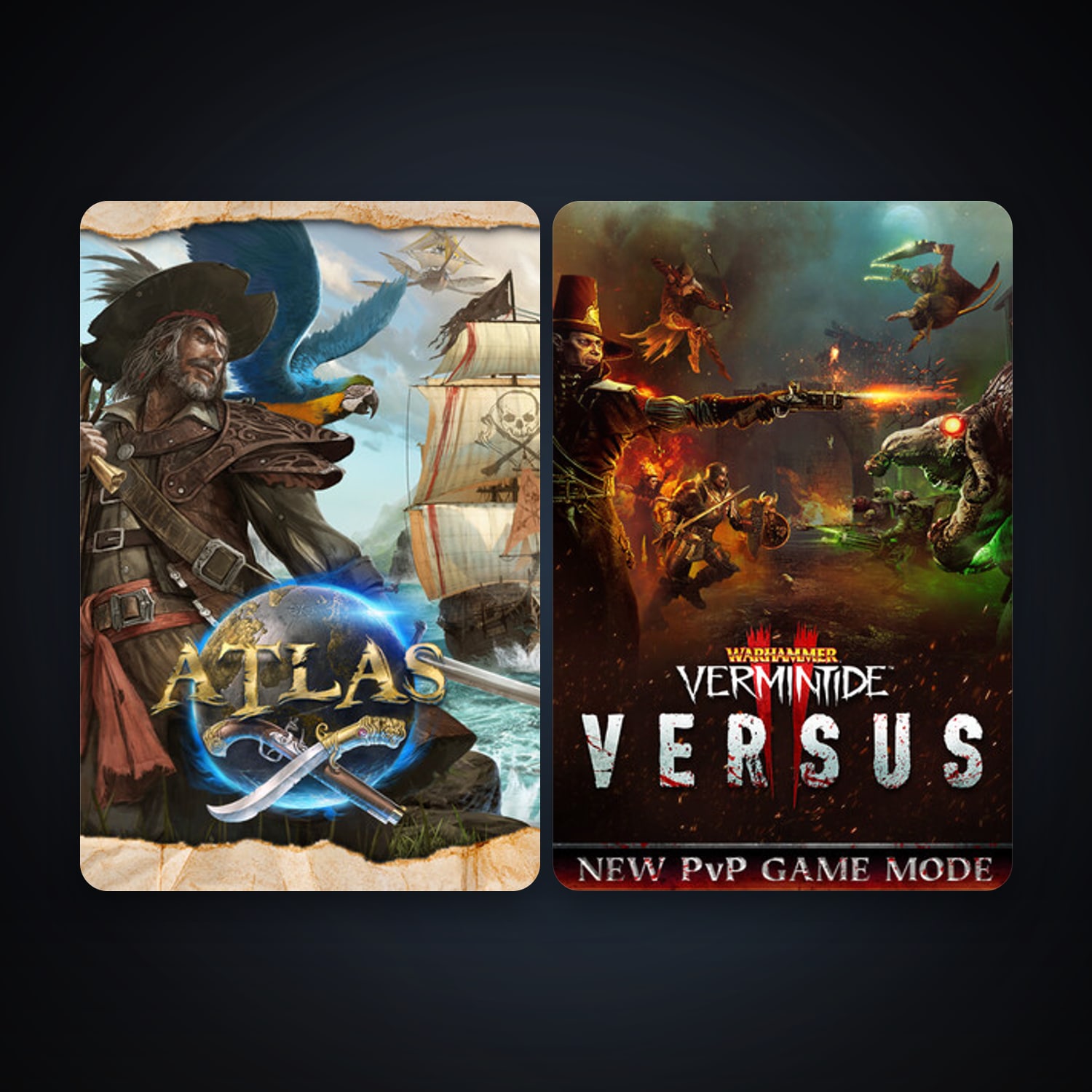 Steam account: Warhammer: Vermintide 2 + ATLAS, 3 games, clean — HabibiAccounts