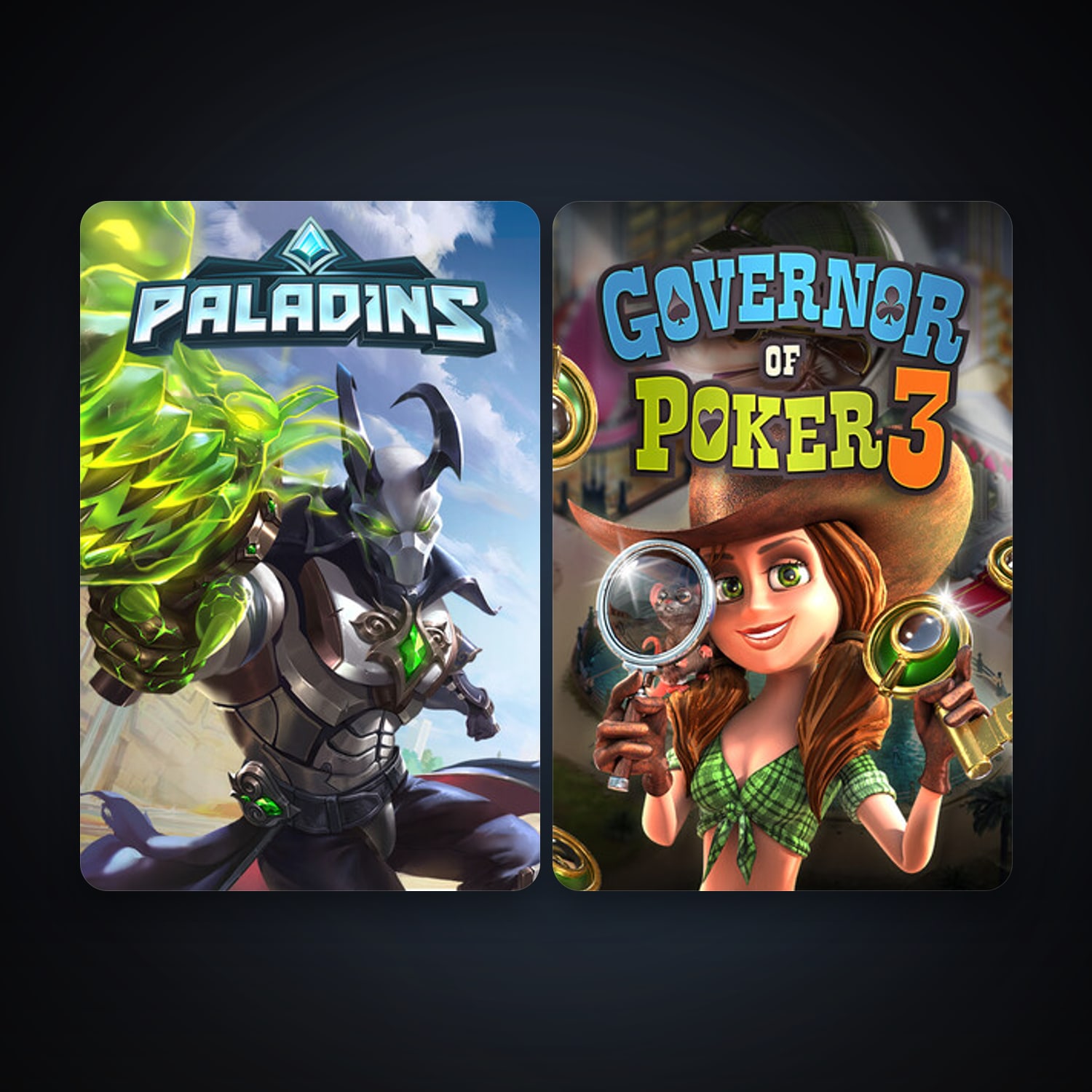 Steam account: Governor of Poker 3 + Paladins, 3 games, clean — HabibiAccounts