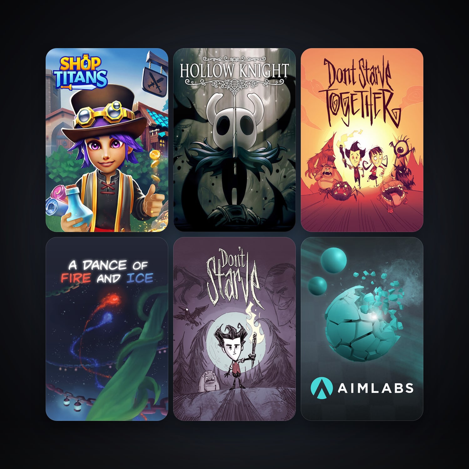 Don't Starve + Don't Starve Together, 6 games, clean — HabibiAccounts
