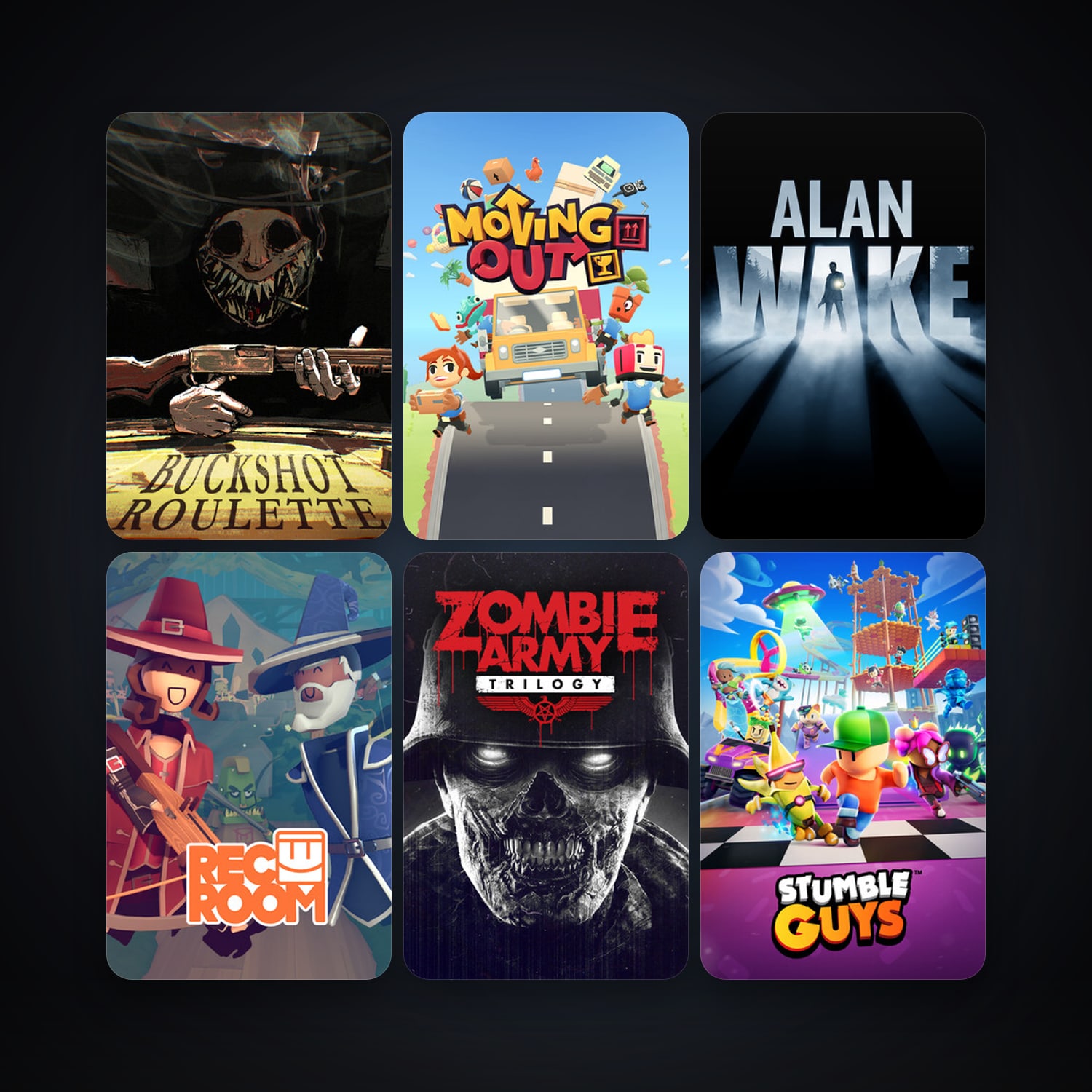 Alan Wake + Zombie Army Trilogy, 20 games, clean — HabibiAccounts