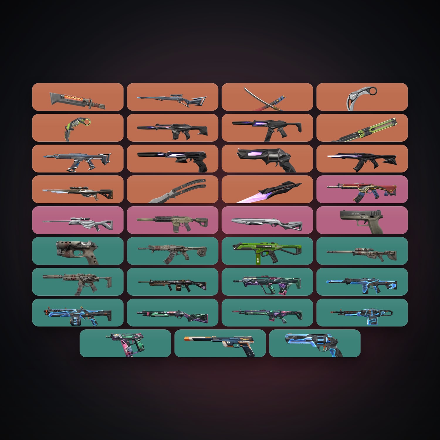 EU Plat 2 locker — 7 knives, 37 skins, lvl 53 — HabibiAccounts