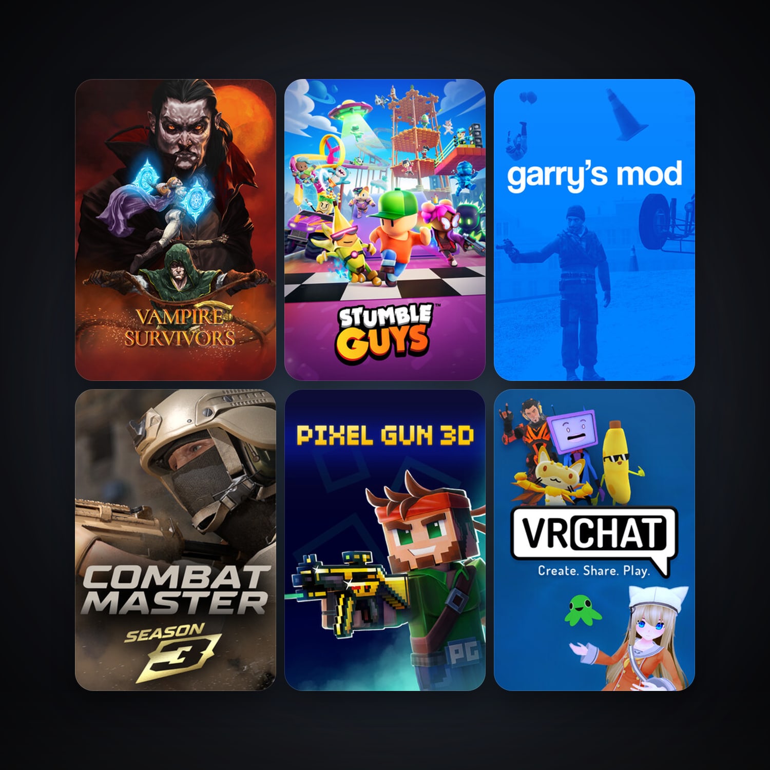 Garry's Mod + Free CS2 (No Prime), 16 games, clean — HabibiAccounts
