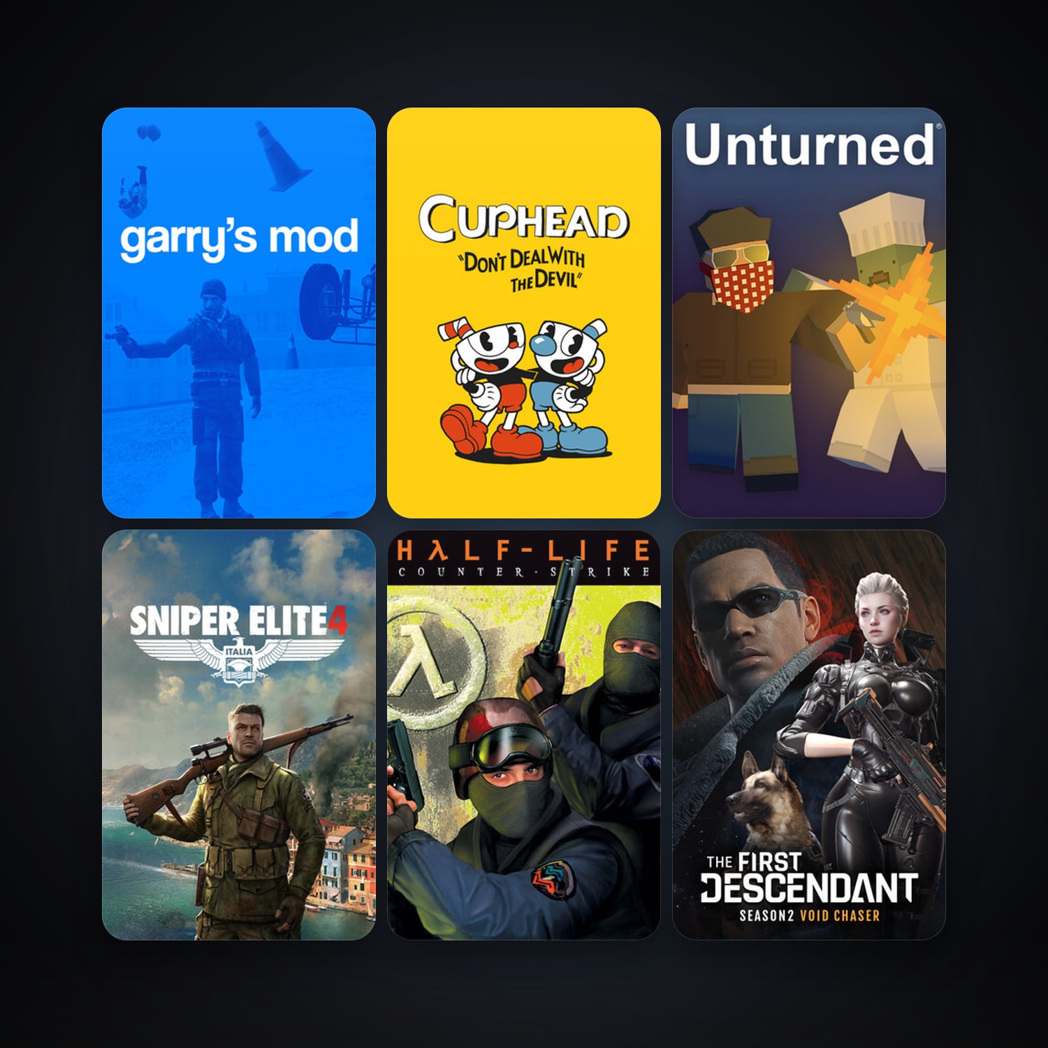 Counter-Strike + Garry's Mod, 168 games, clean — HabibiAccounts