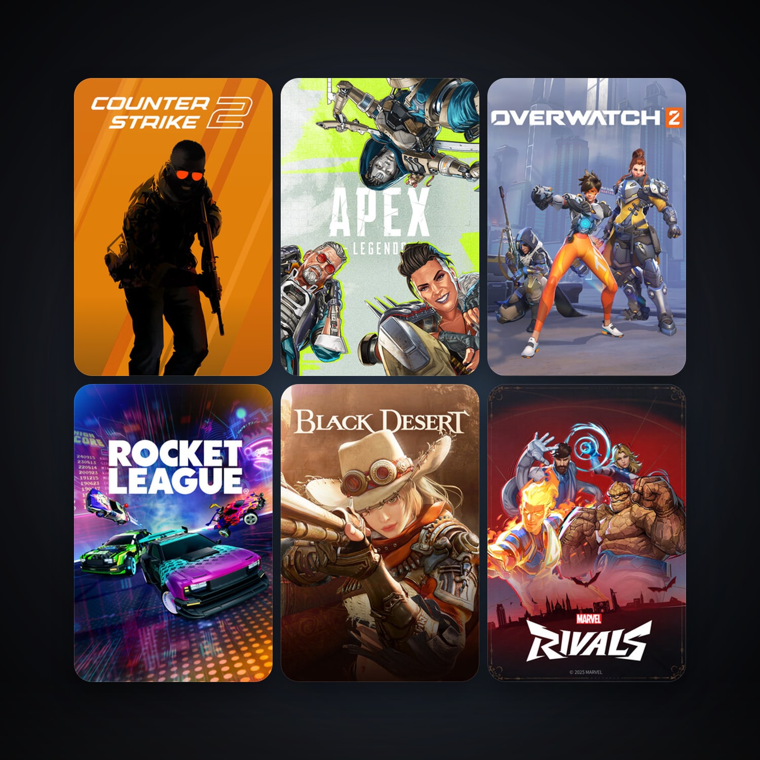 CS2 Prime + Rocket League, 10 games, clean — HabibiAccounts
