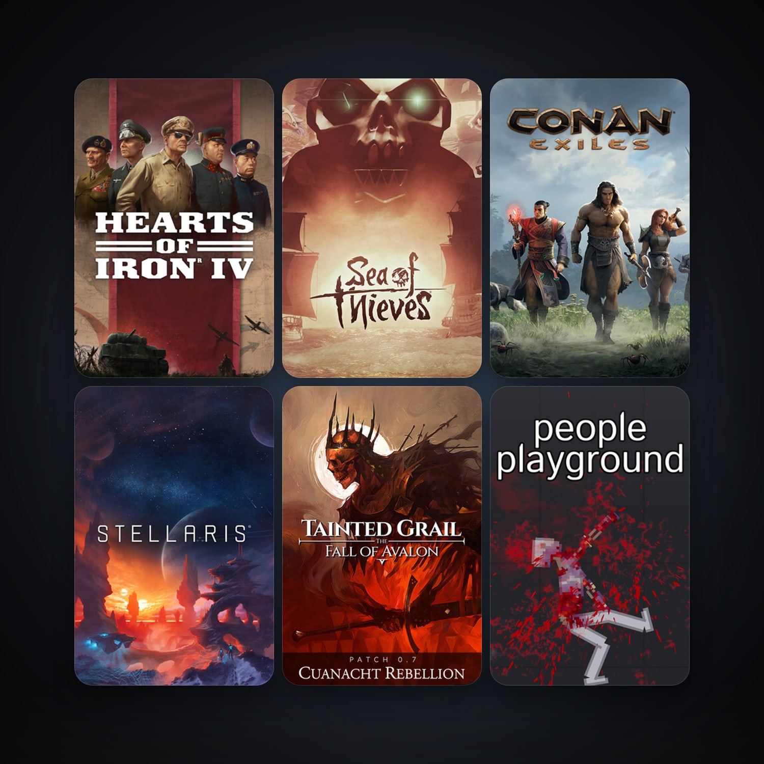 Stellaris + Hearts of Iron IV, 13 games, clean — HabibiAccounts
