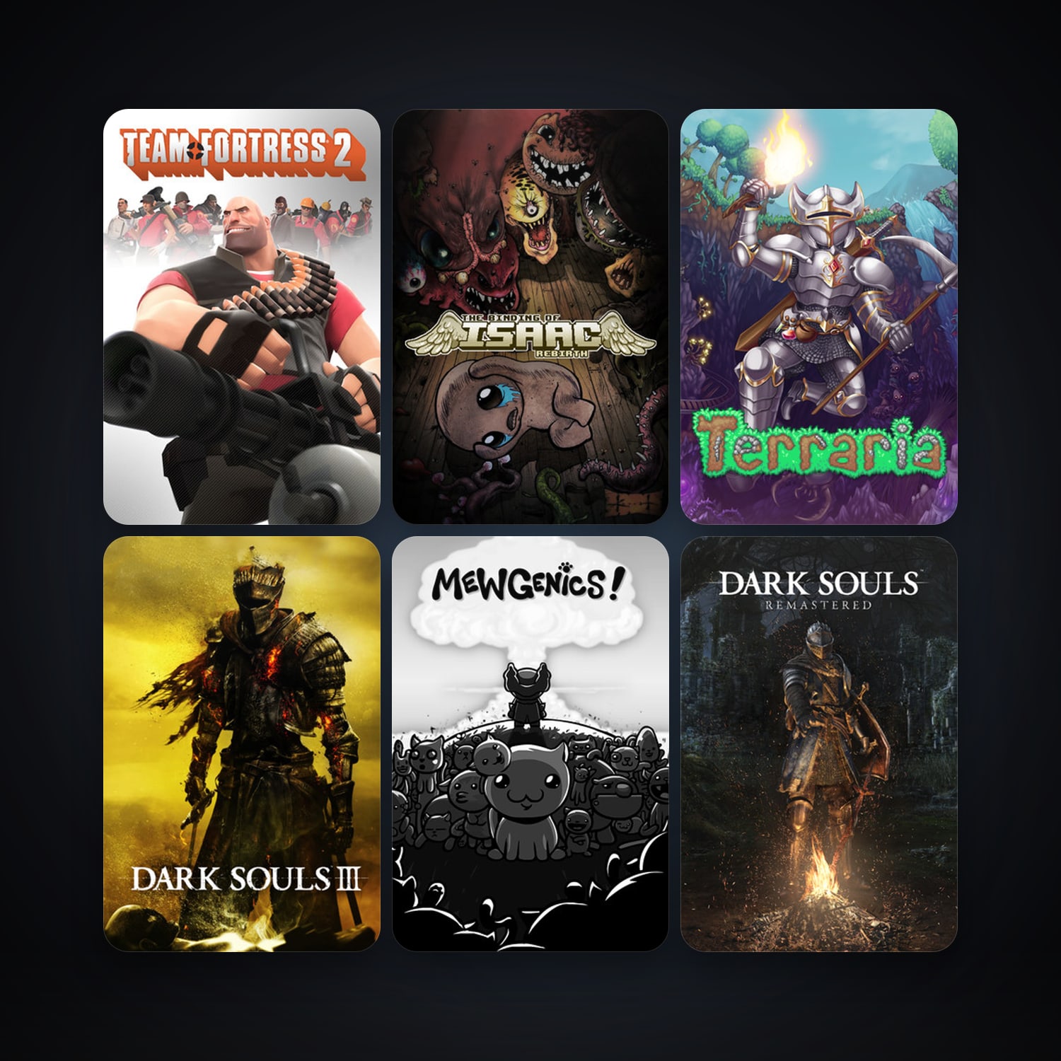 Team Fortress 2 + Terraria, 66 games, Steam 10, clean — HabibiAccounts