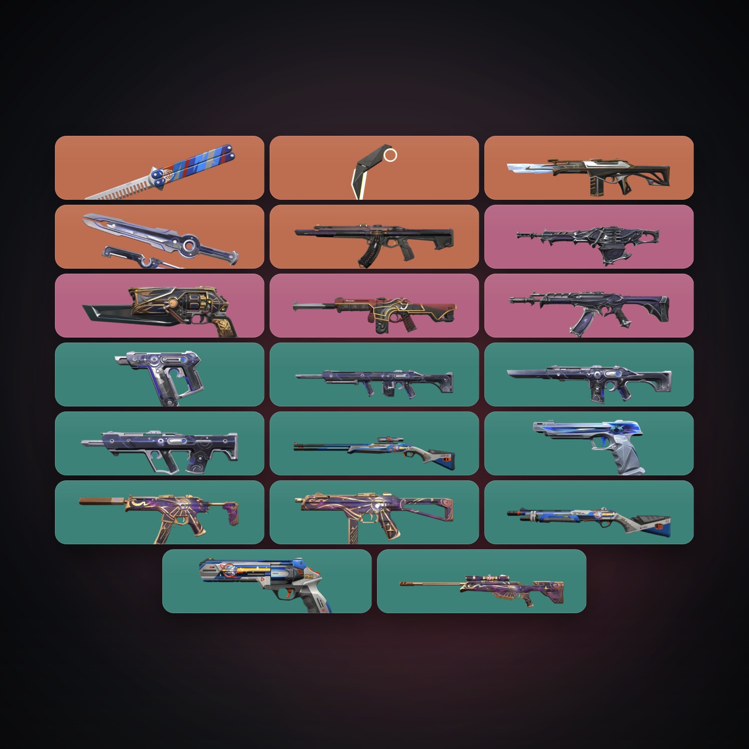 EU Diamond 1 locker — 3 knives, 22 skins, lvl 83 — HabibiAccounts