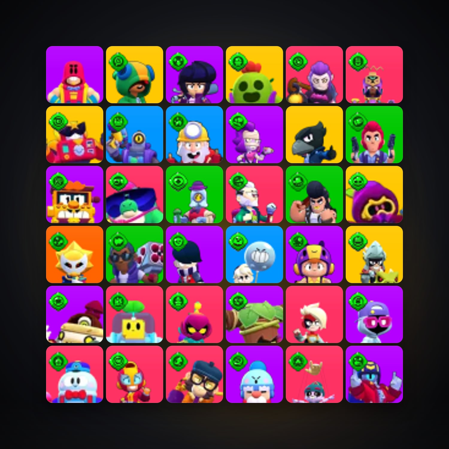106 Brawlers | 65.6K Trophies — Supercell Account — HabibiAccounts