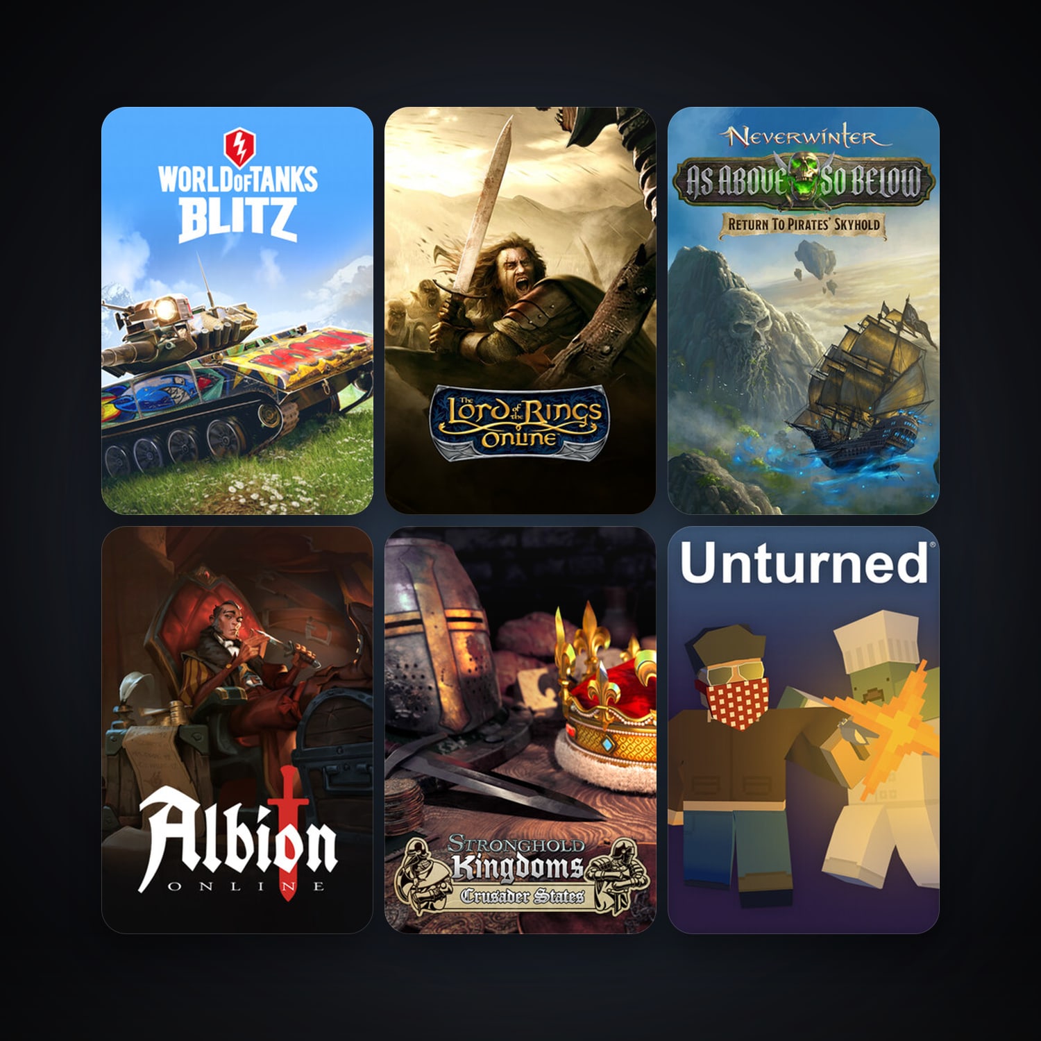 Steam account: Stronghold Kingdoms + Neverwinter, 9 games, clean — HabibiAccounts