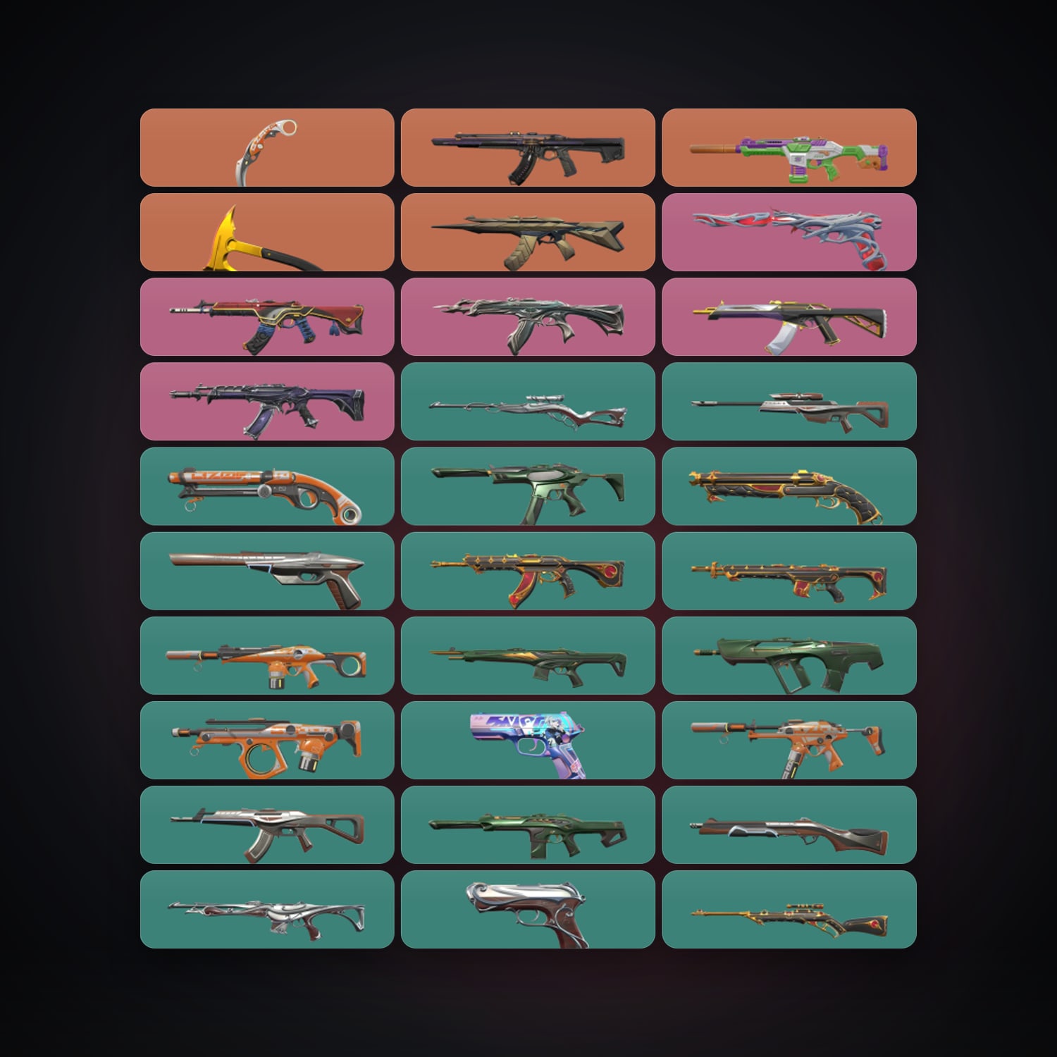 LA Gold 2 locker — 2 knives, 74 skins, lvl 174 — HabibiAccounts