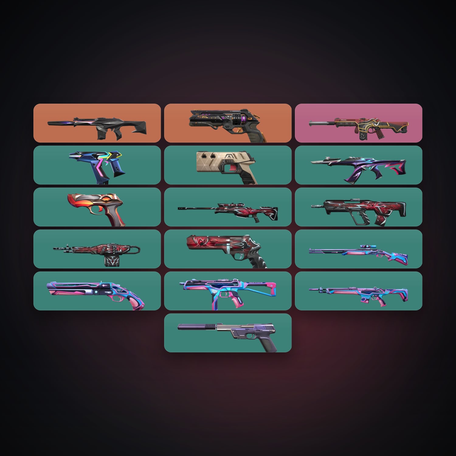 EU Bronze 1 locker — 16 skins, lvl 101 — HabibiAccounts