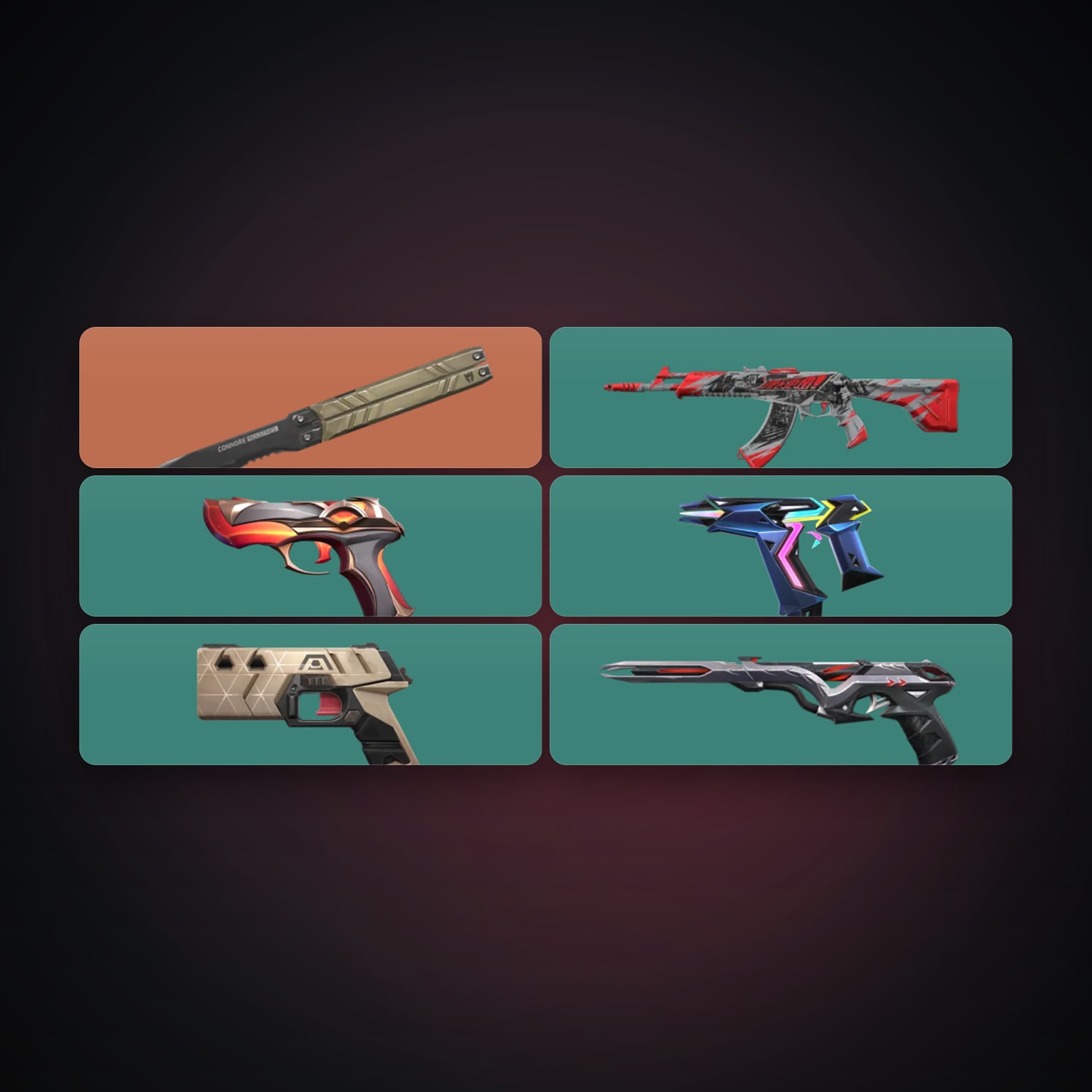 EU Gold 2 locker — 1 knives, 6 skins, lvl 97 — HabibiAccounts