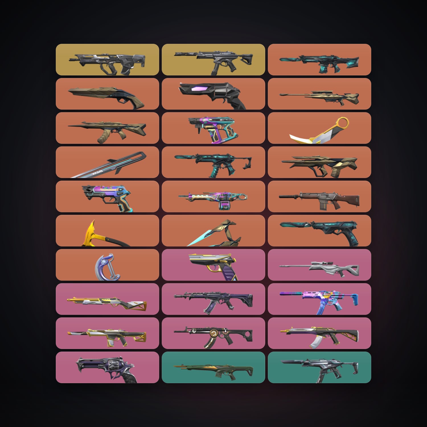 EU Gold 2 locker — 5 knives, 103 skins, lvl 235 — HabibiAccounts