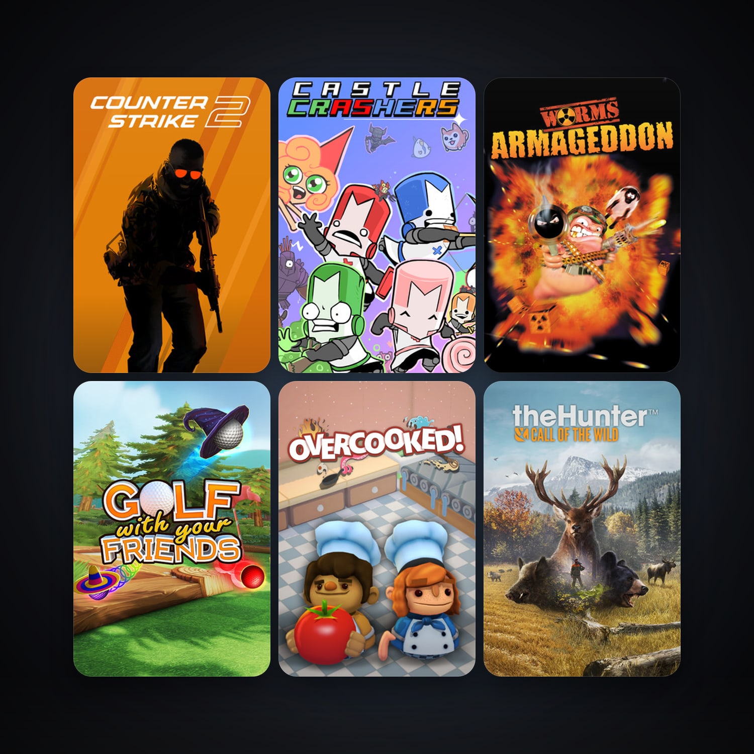CS2 Prime + Castle Crashers, 7 games, clean — HabibiAccounts