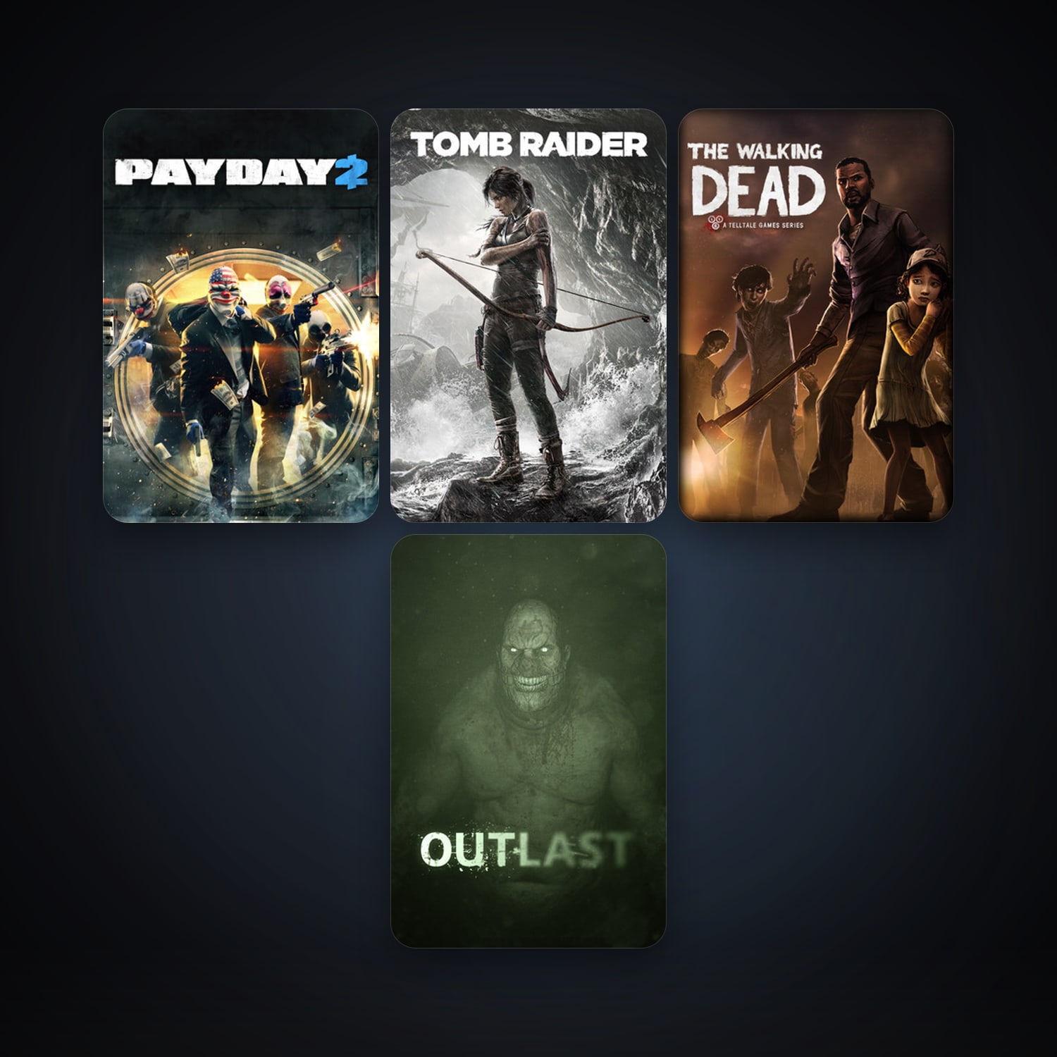 Steam account: Tomb Raider + The Walking Dead, 6 games, clean — HabibiAccounts