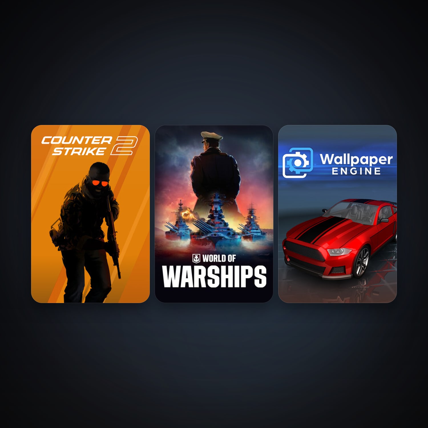 CS2 Prime + Wallpaper Engine, 5 games, clean — HabibiAccounts