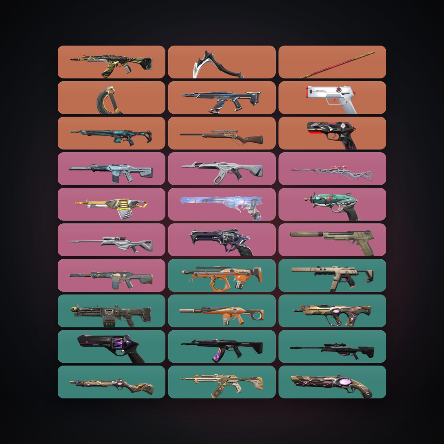 NA Gold 1 locker — 3 knives, 63 skins, lvl 103 — HabibiAccounts