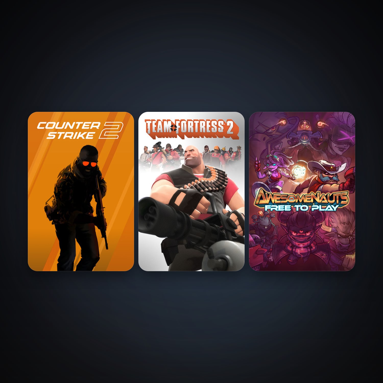 Steam account: Team Fortress 2 + CS2 Prime, 3 games, clean — level 6 — HabibiAccounts