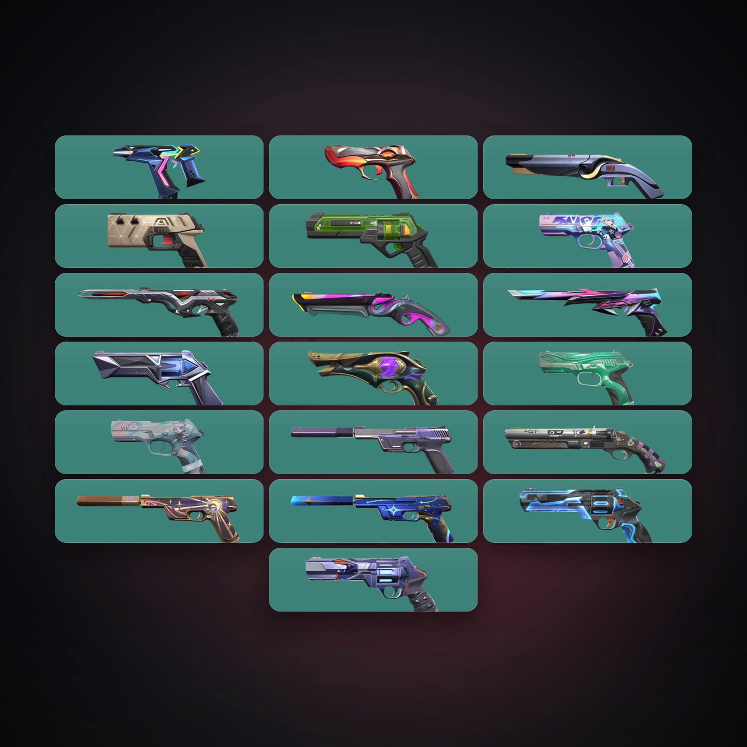 AP Gold 1 locker — 19 skins, lvl 405 — HabibiAccounts