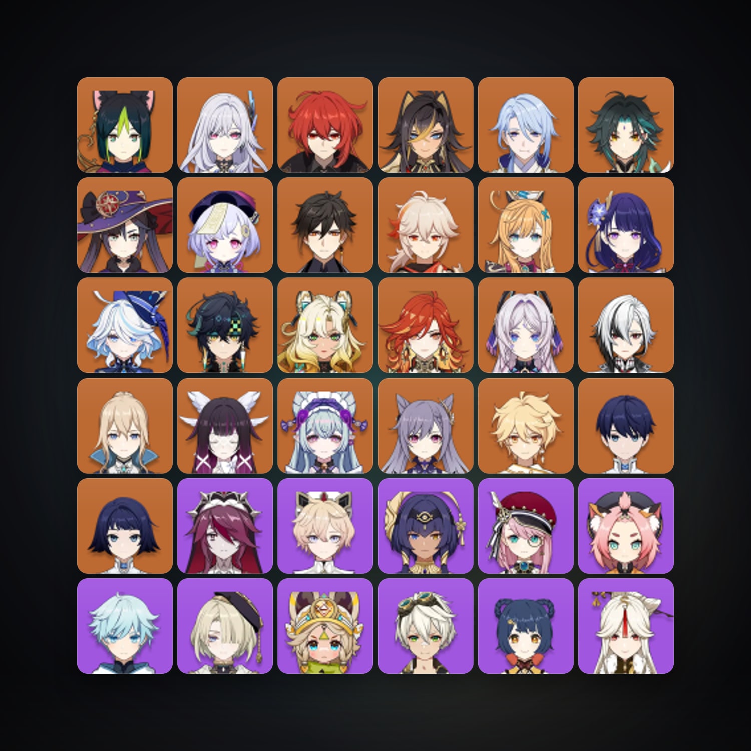 Genshin Impact | AR 60 | 73 Chars | 22× 5★ — Genshin / miHoYo Account · 261377670 — HabibiAccounts