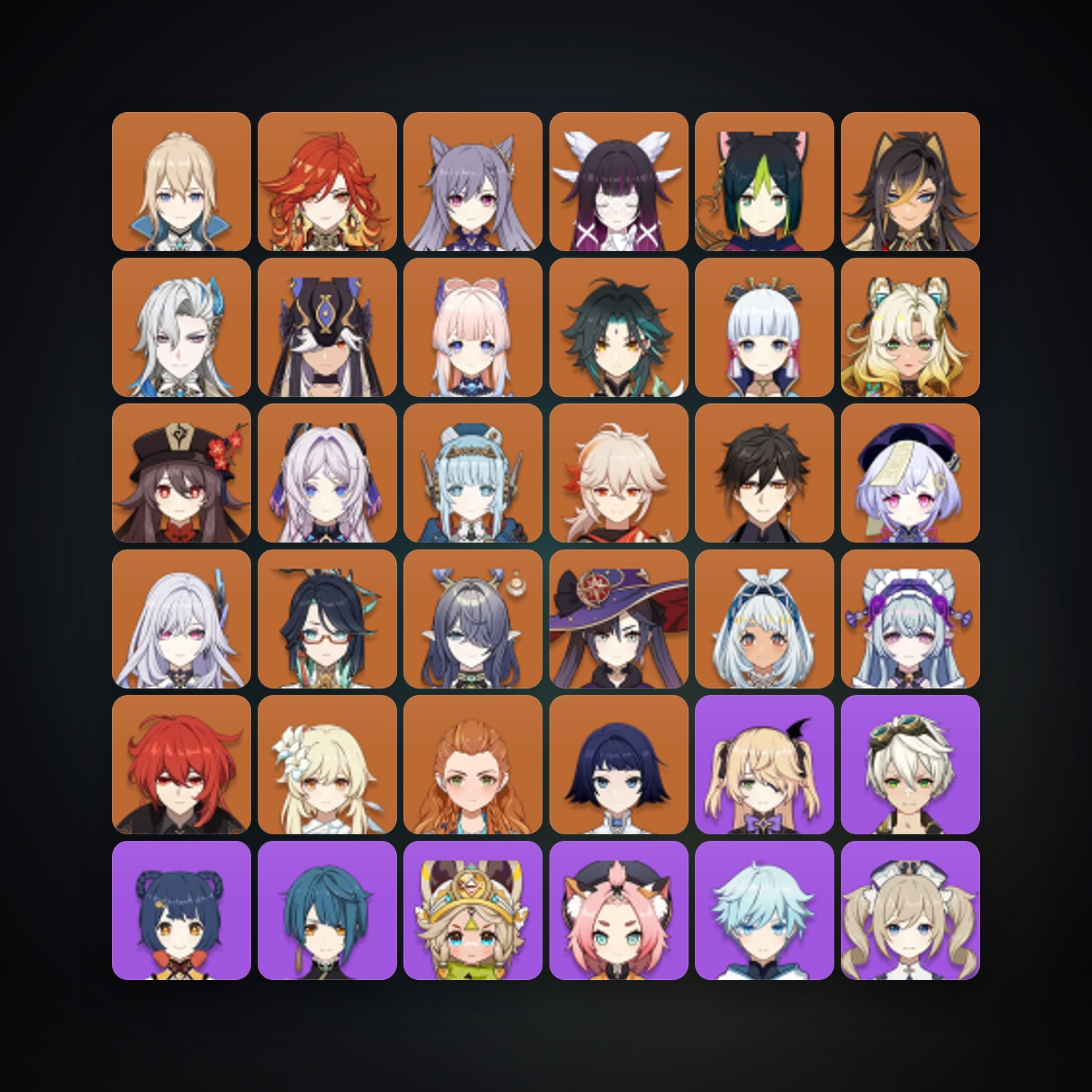 Genshin Impact | AR 59 | 75 Chars | 25× 5★ — Genshin / miHoYo Account — HabibiAccounts
