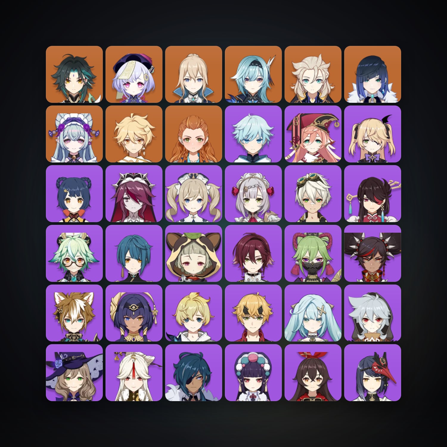 Genshin Impact | AR 56 | 40 Chars | 7× 5★ — Genshin / miHoYo Account — HabibiAccounts
